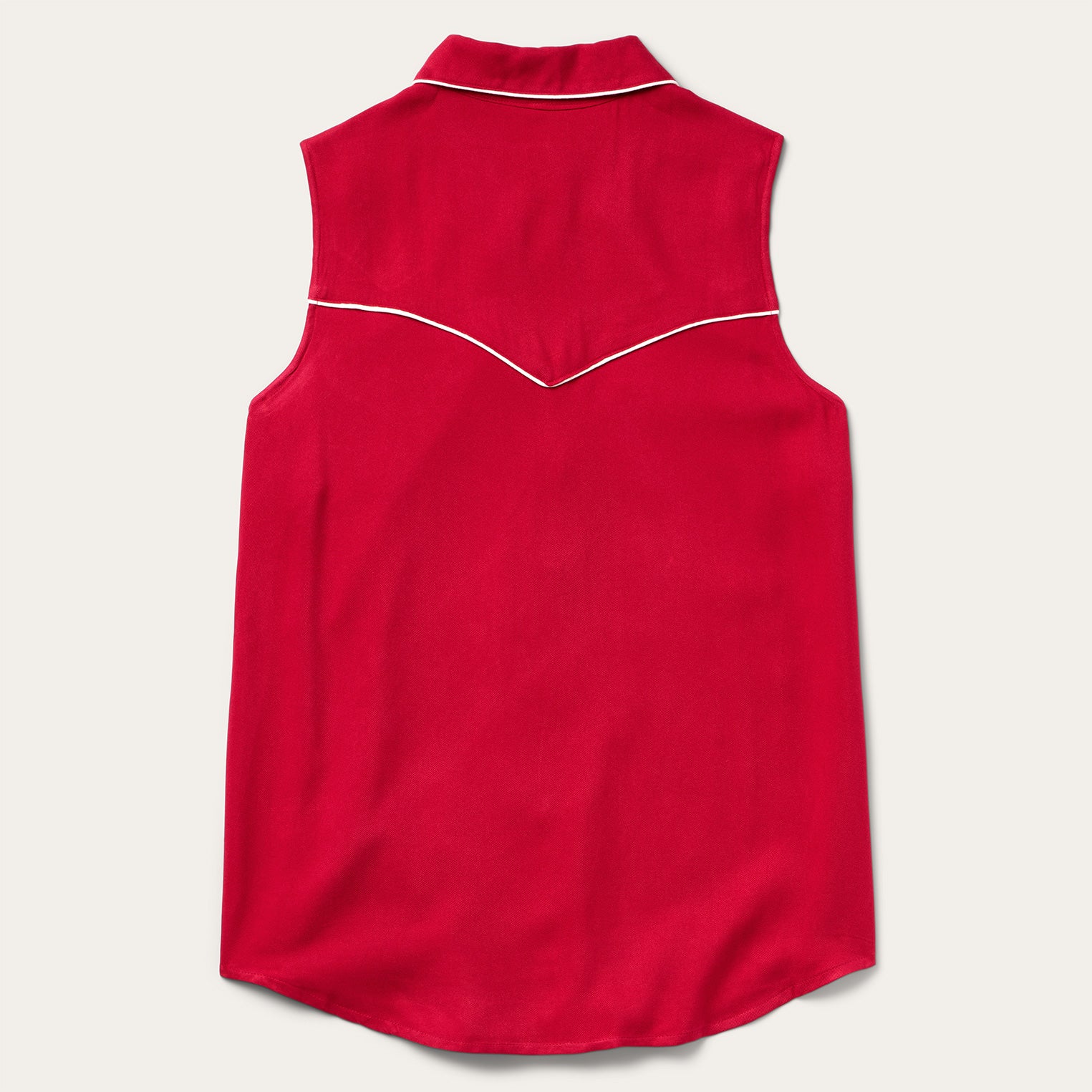 Sleeveless Retro Western Shirt