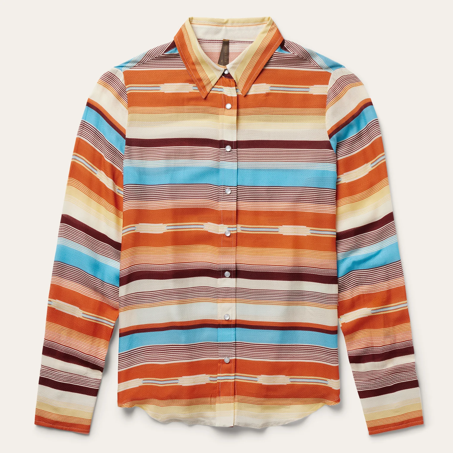 Sunset Serape Print Western Shirt