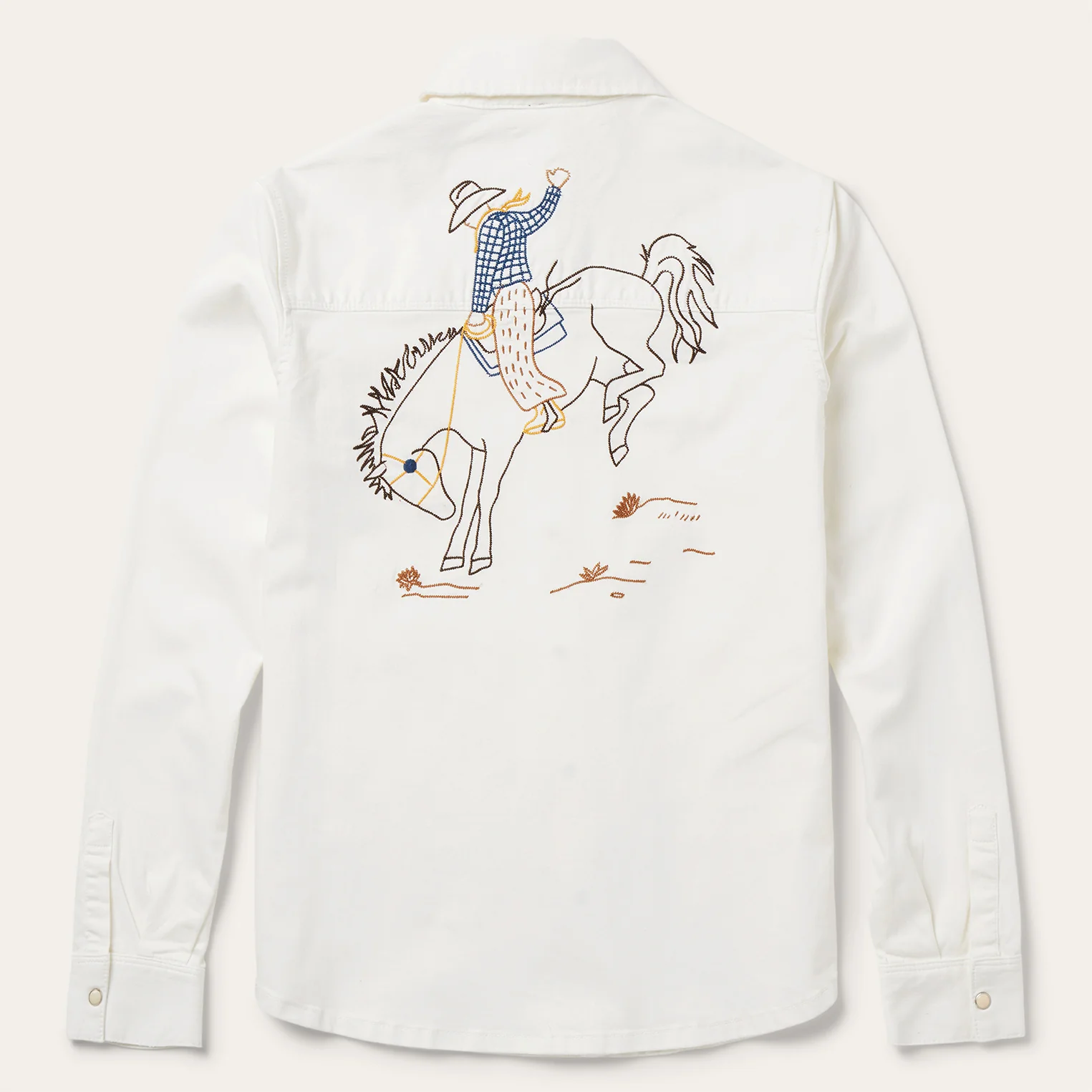 Western Embroidered Denim Shirt