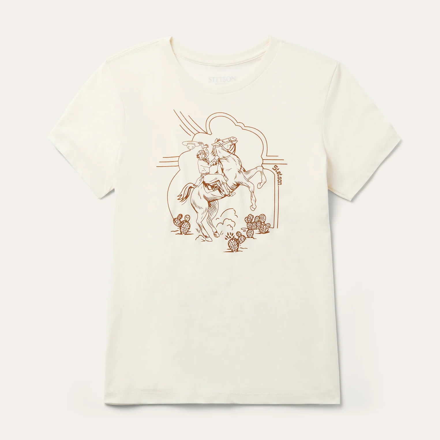 Rearing Cowgirl Graphic Tee