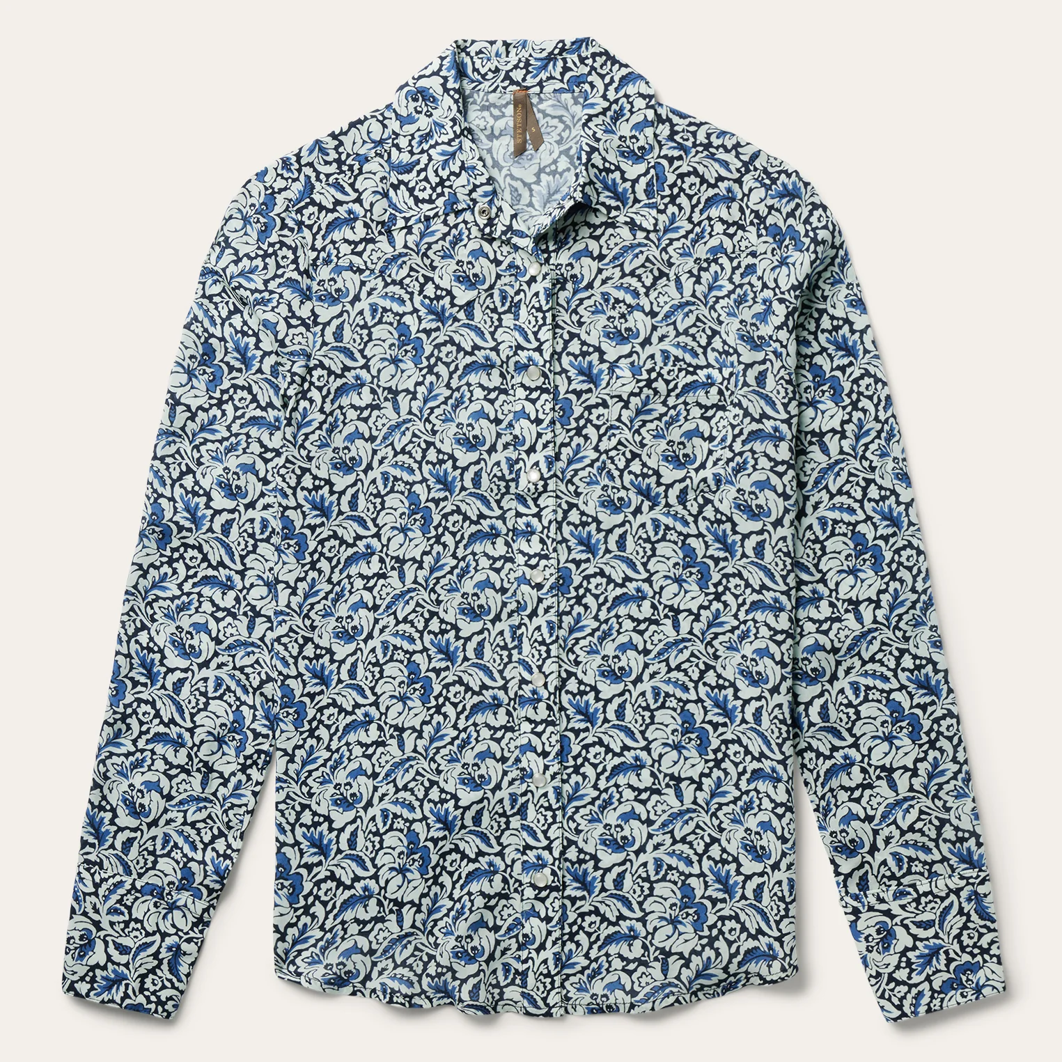 Indigo Tapestry Print Shirt