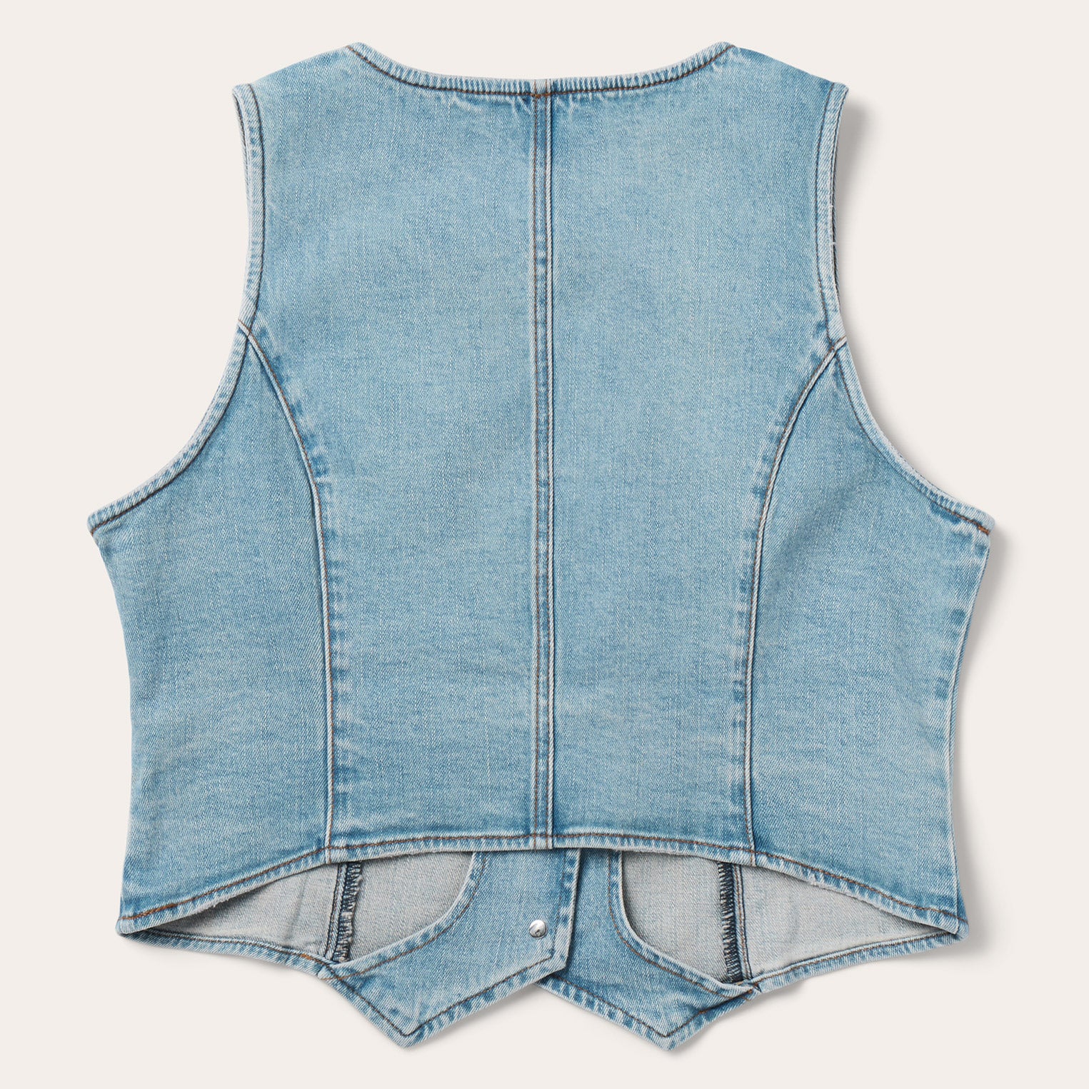 Light Rinse Denim Vest