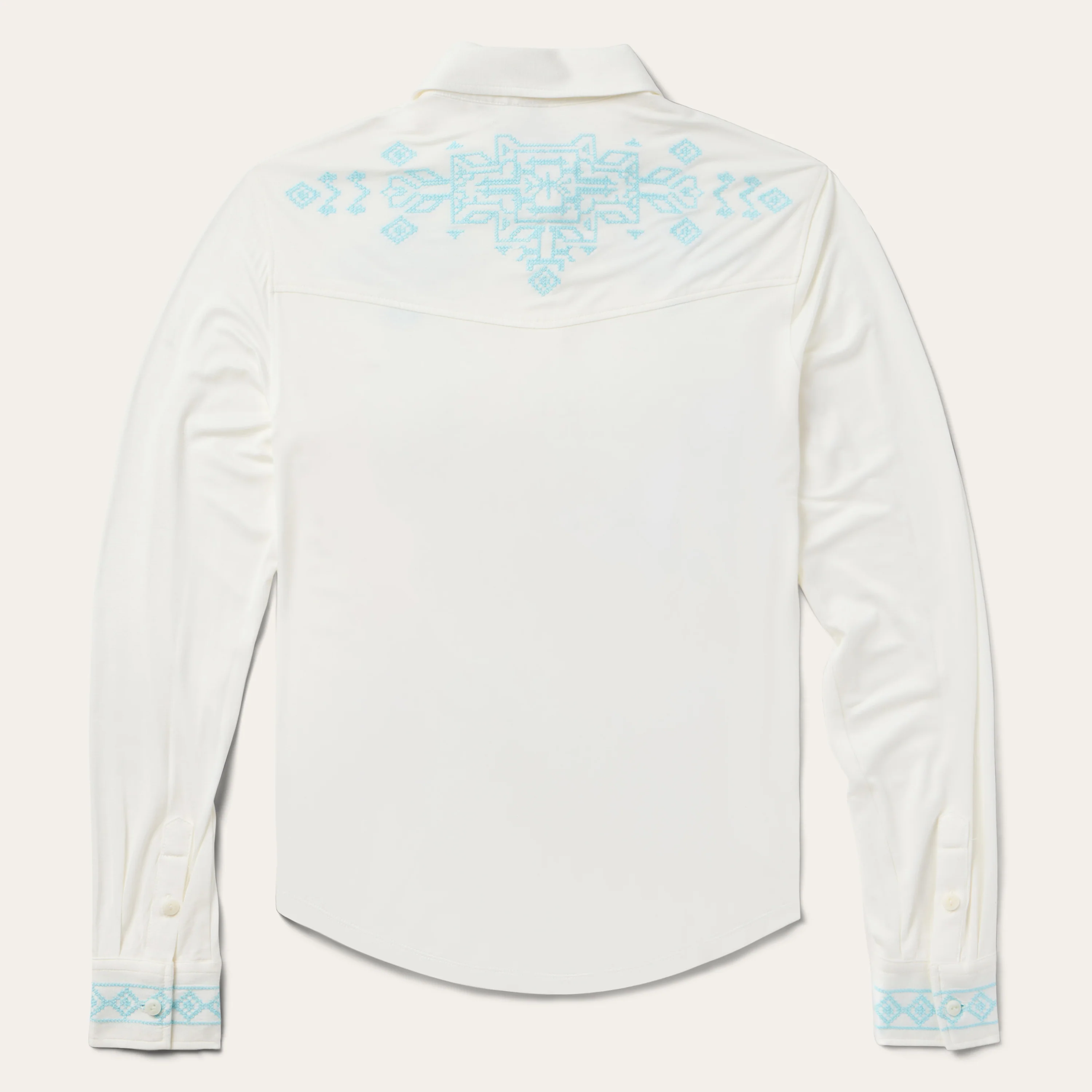 Embroidered Modal Western Shirt