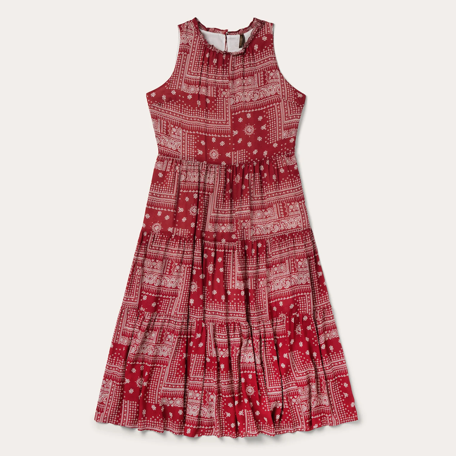 Red Bandana Patchwork Dress