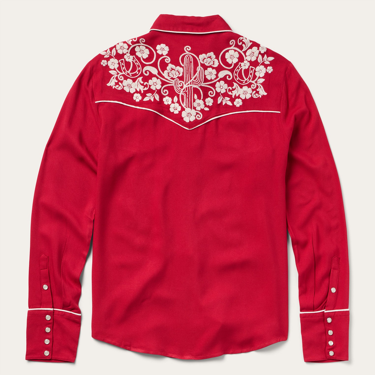 Embroidered Retro Western Shirt