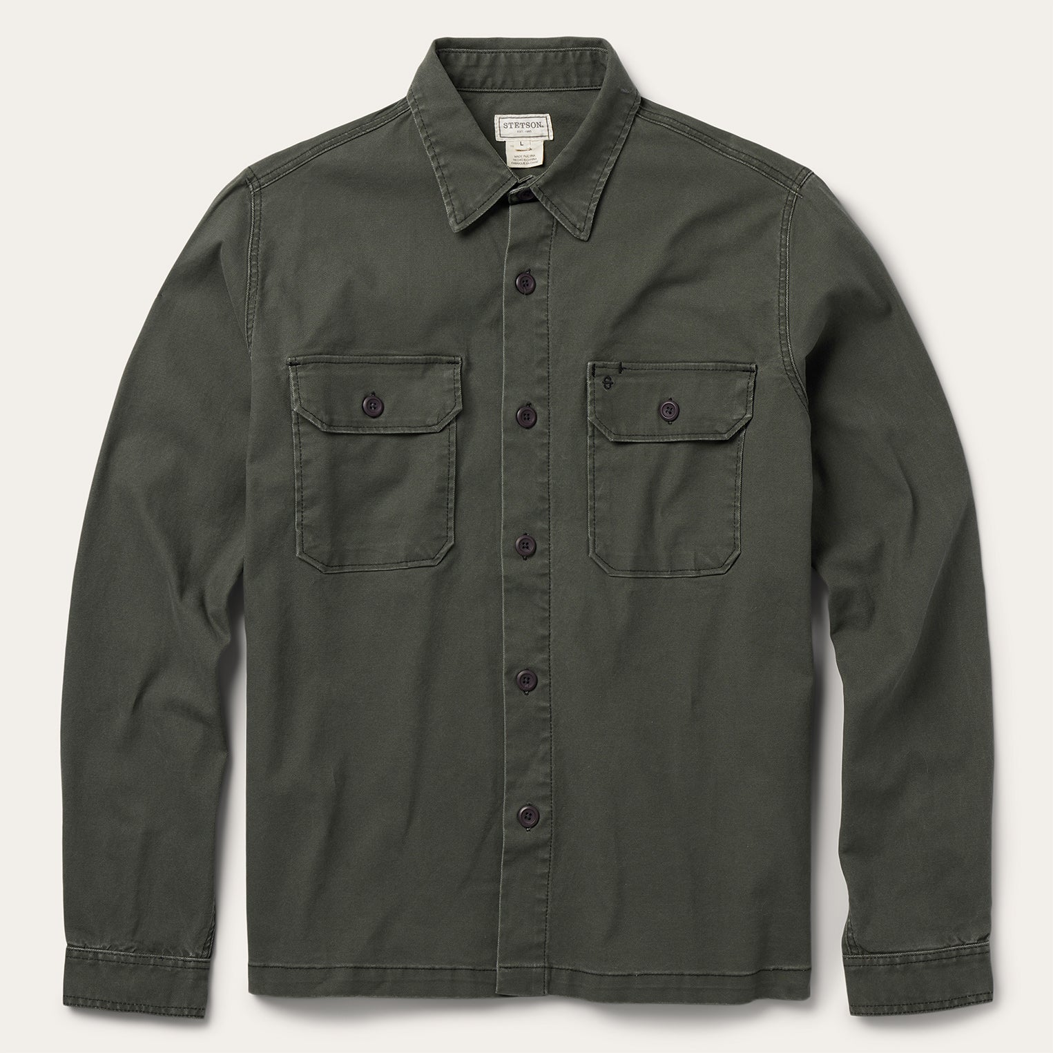 Stretch Canvas Jac-Shirt