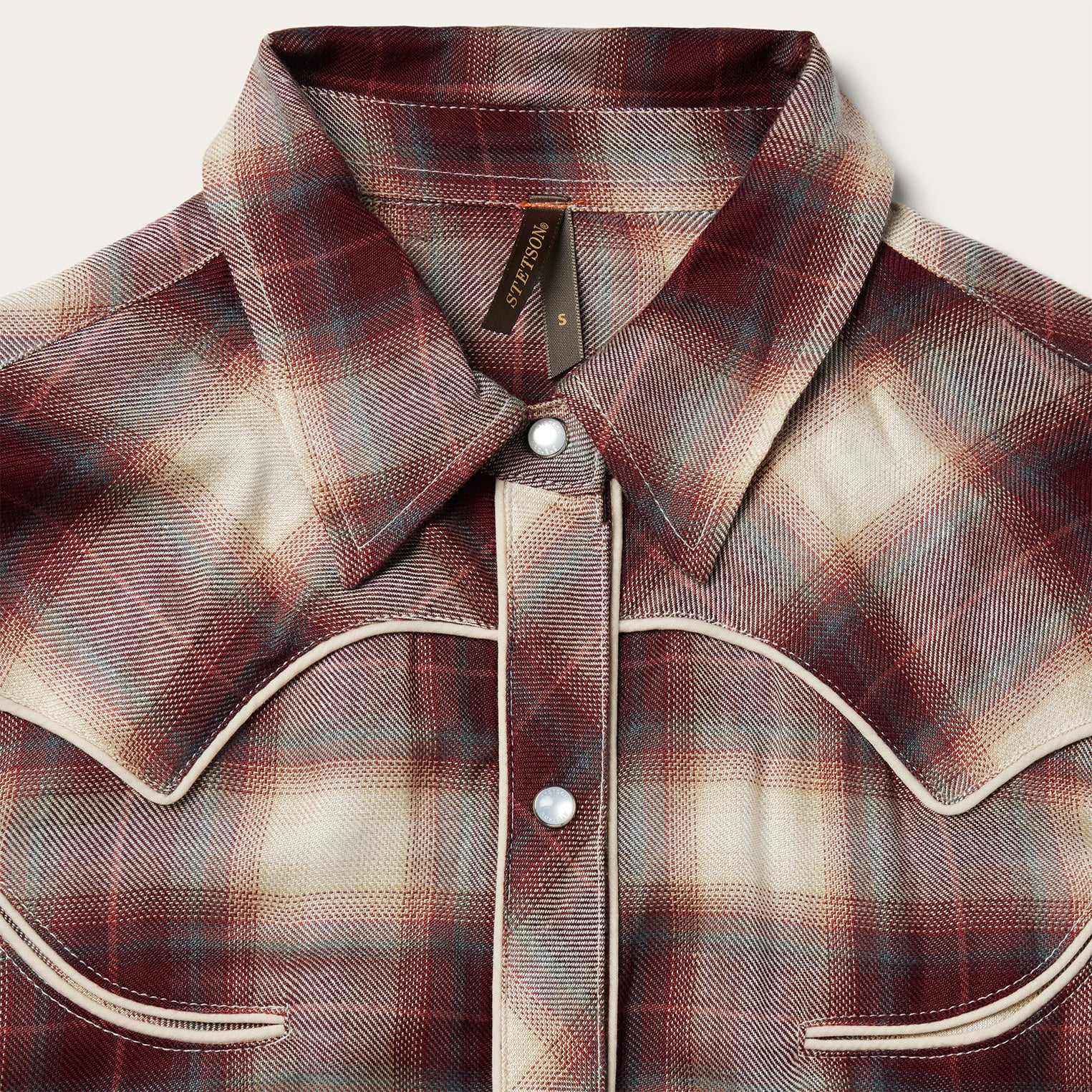 Black Cherry Plaid Shirt Dress