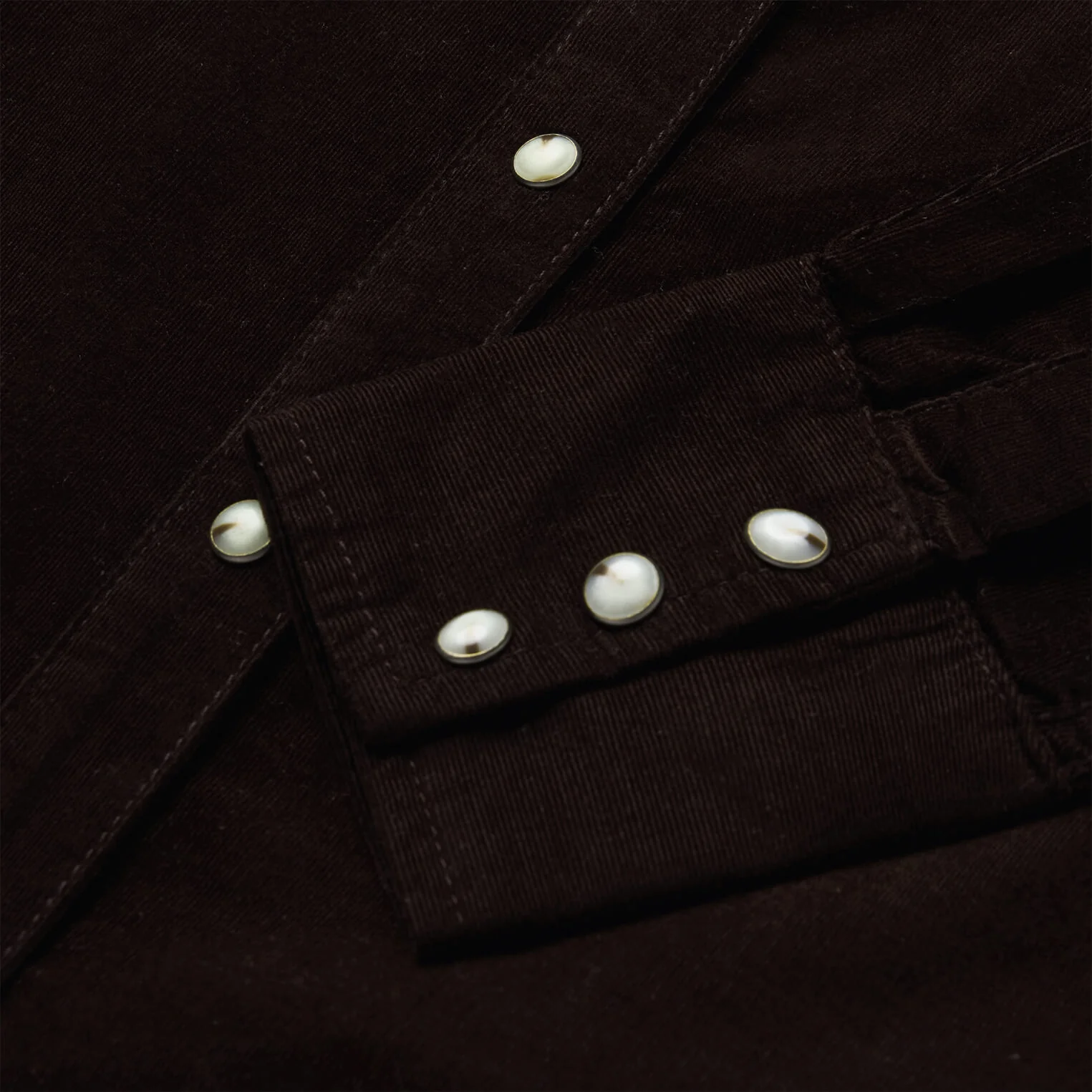 Corduroy Denim Western Shirt