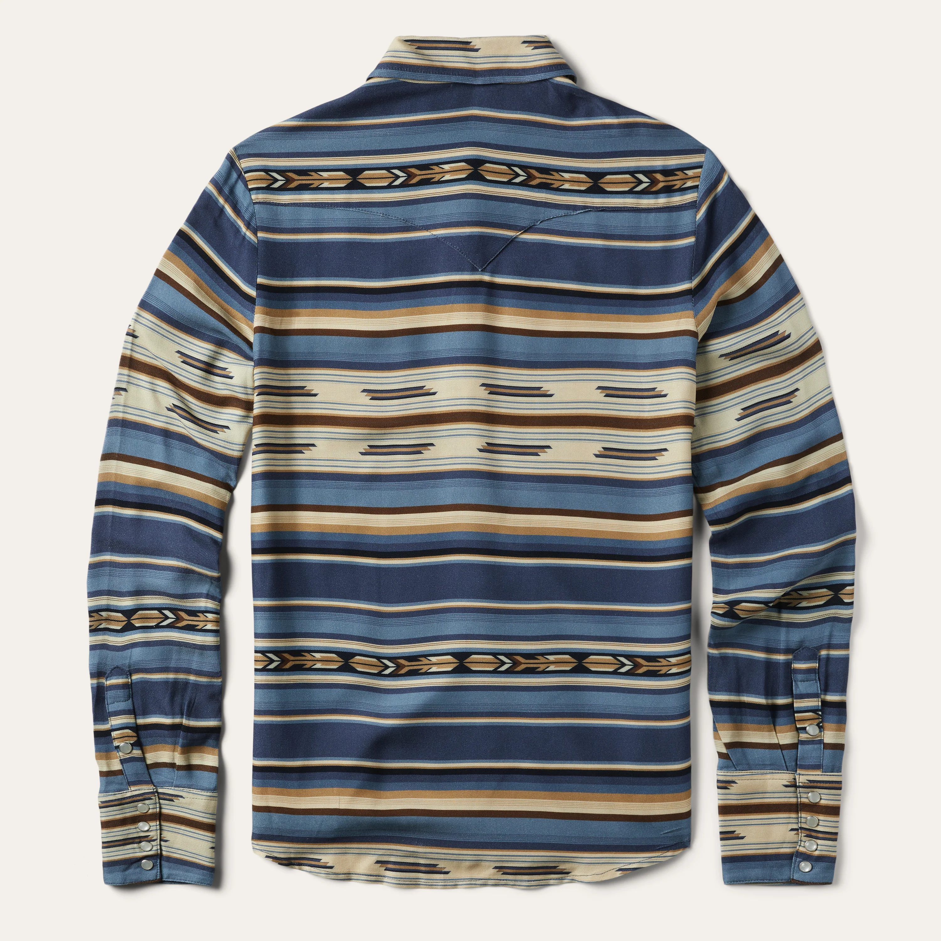 Indigo Serape Print Shirt