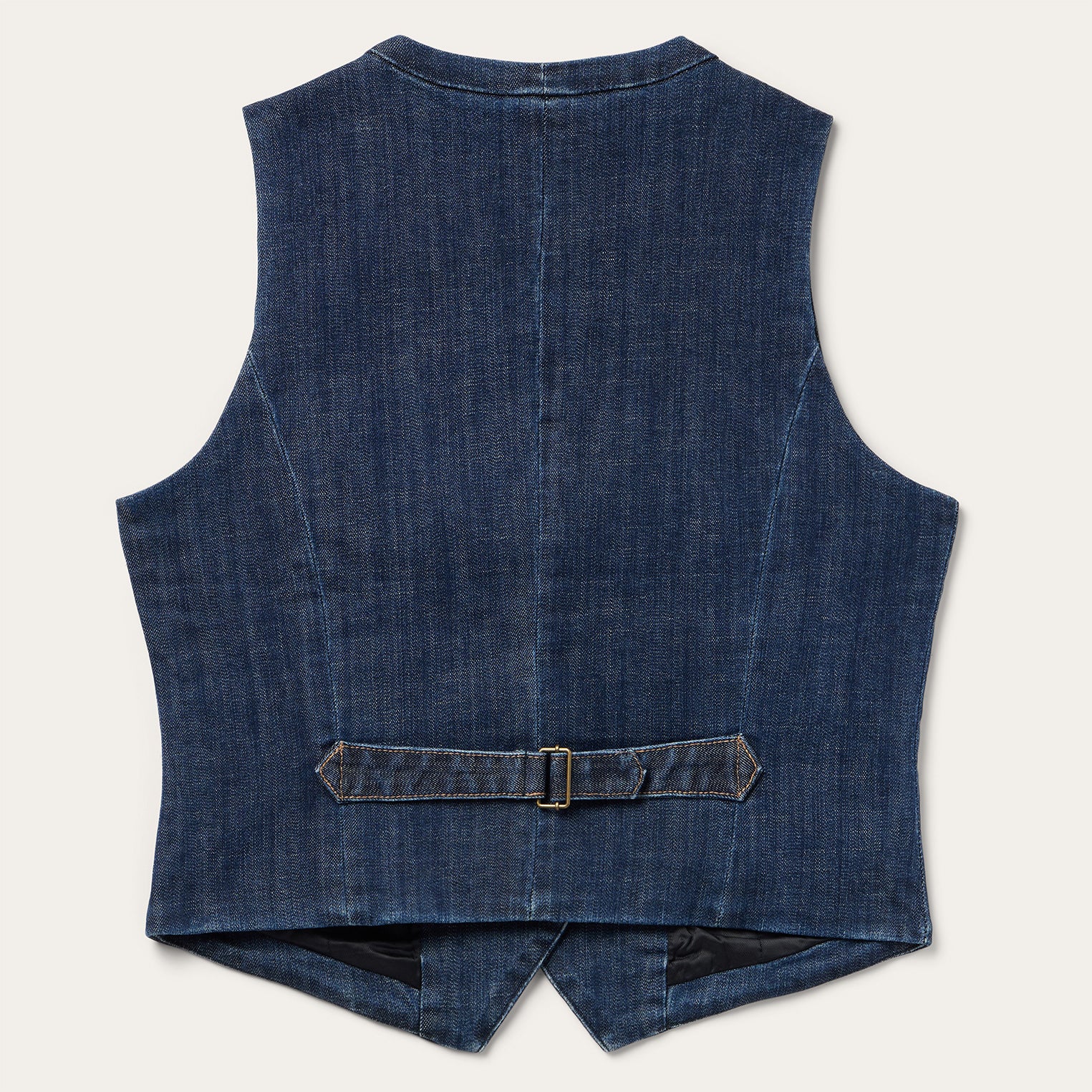 Dark Wash Stretch Denim Vest