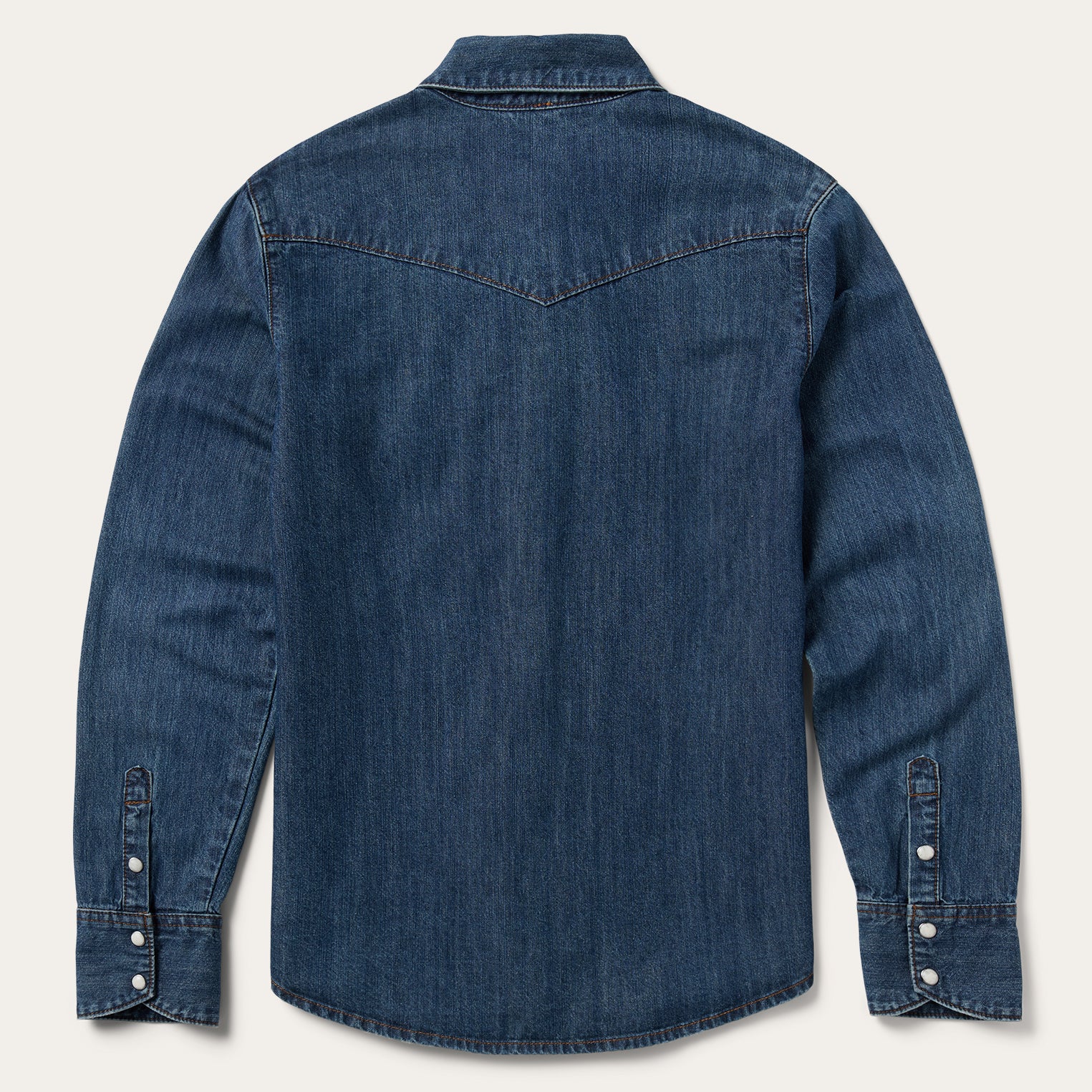 Dark Denim Snap Western Shirt