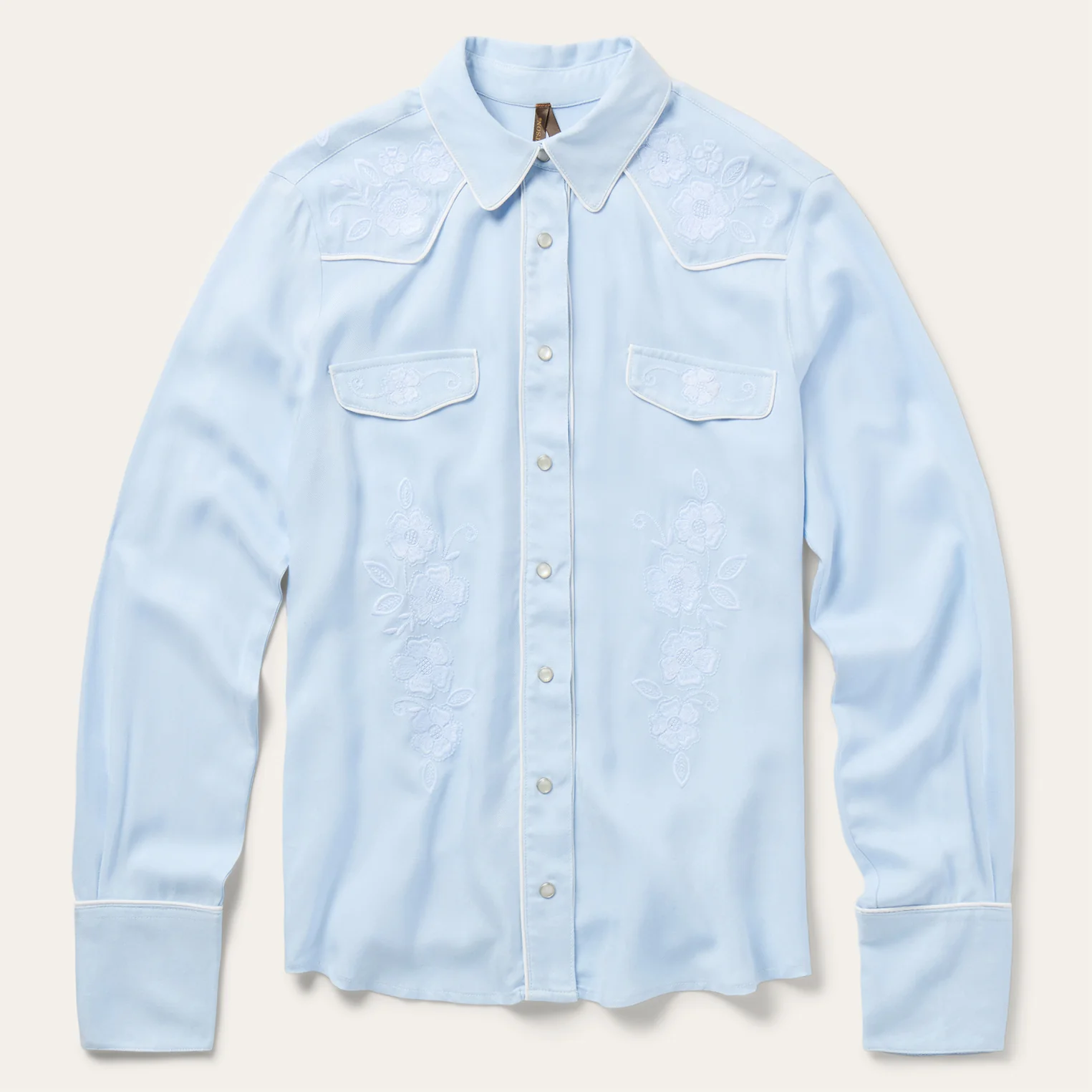 Embroidered Retro Western Shirt