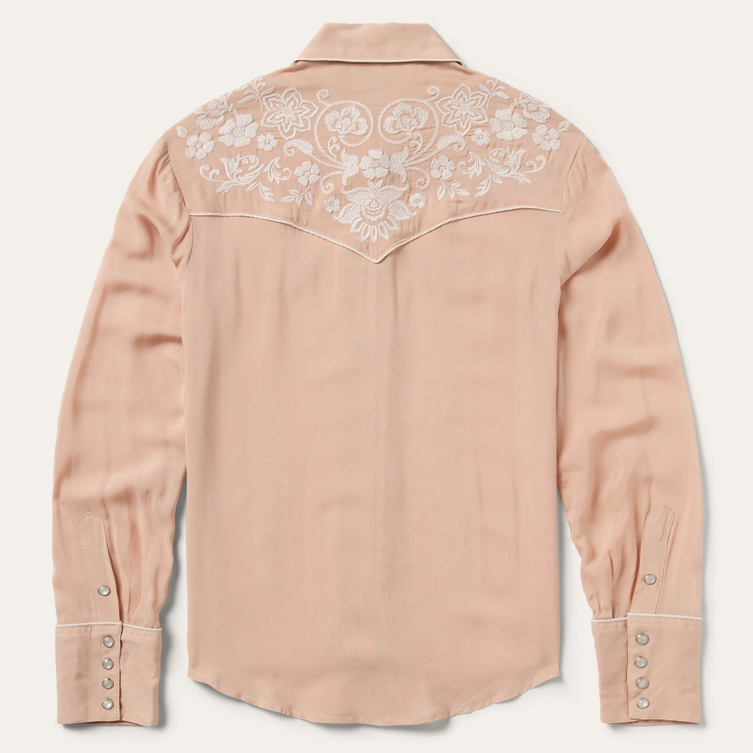 Blush Embroidered Western Shirt