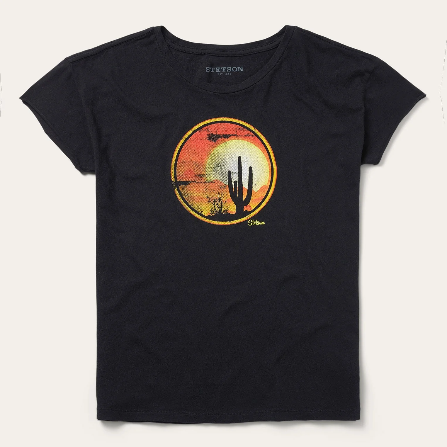 Sunset Saguaro Graphic Tee