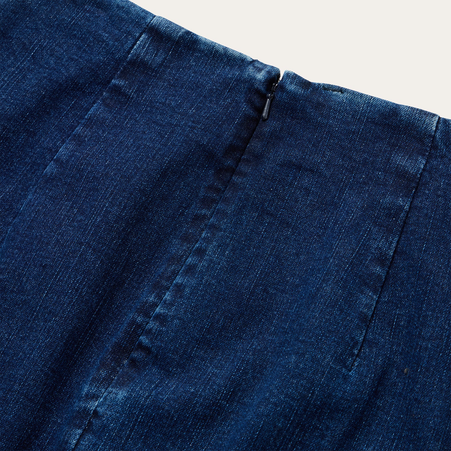 Stretch Denim Pencil Skirt