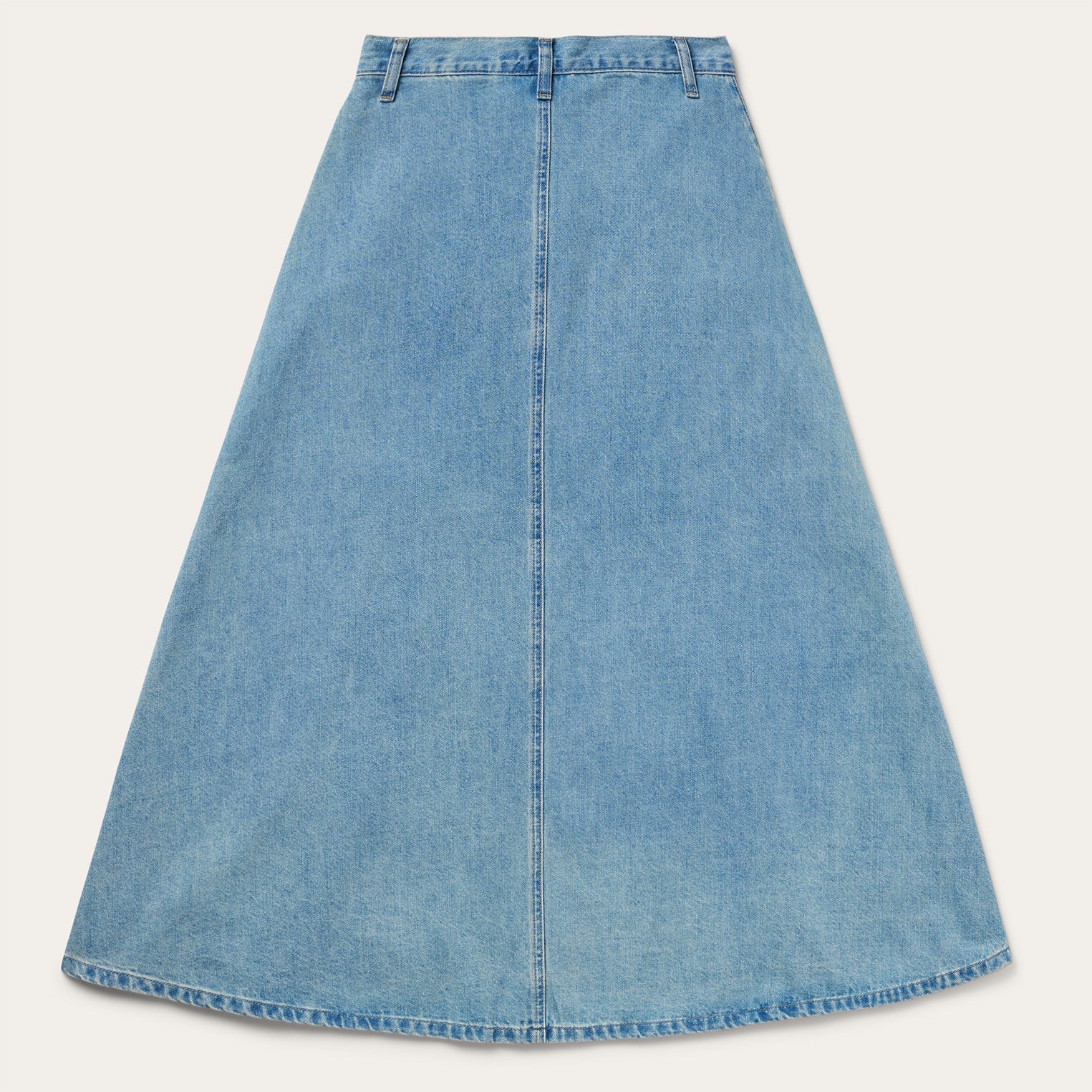 Light Wash Denim Skirt