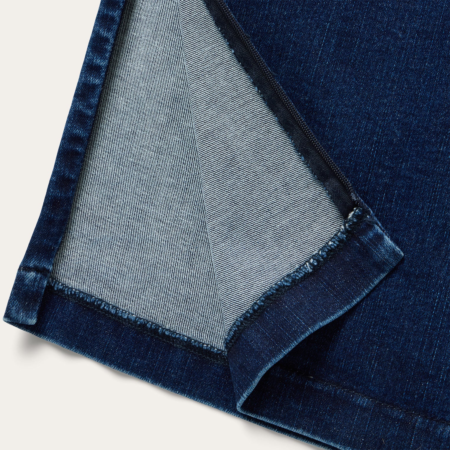 Stretch Denim Pencil Skirt