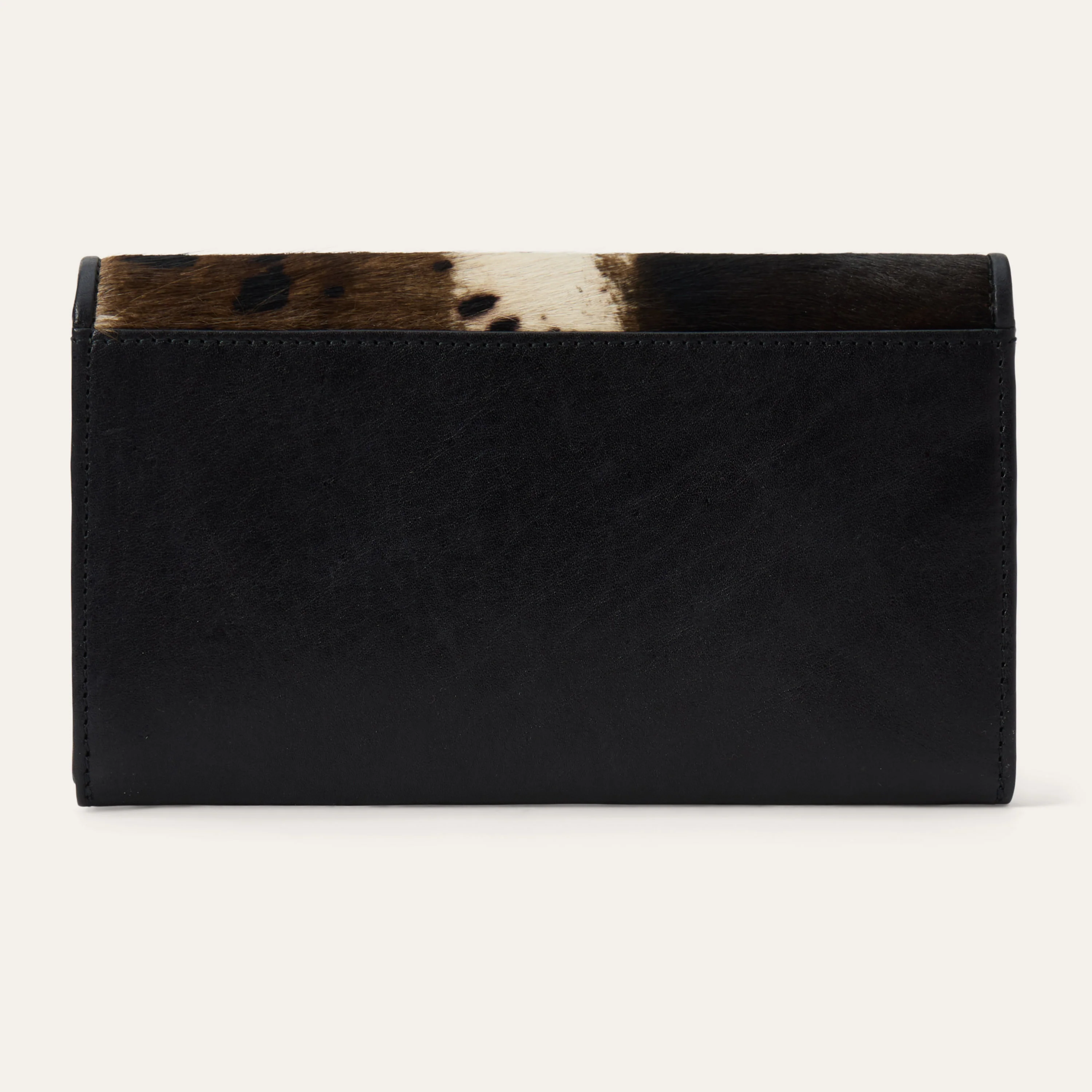 Hair-On-Hide Front Flap Wallet