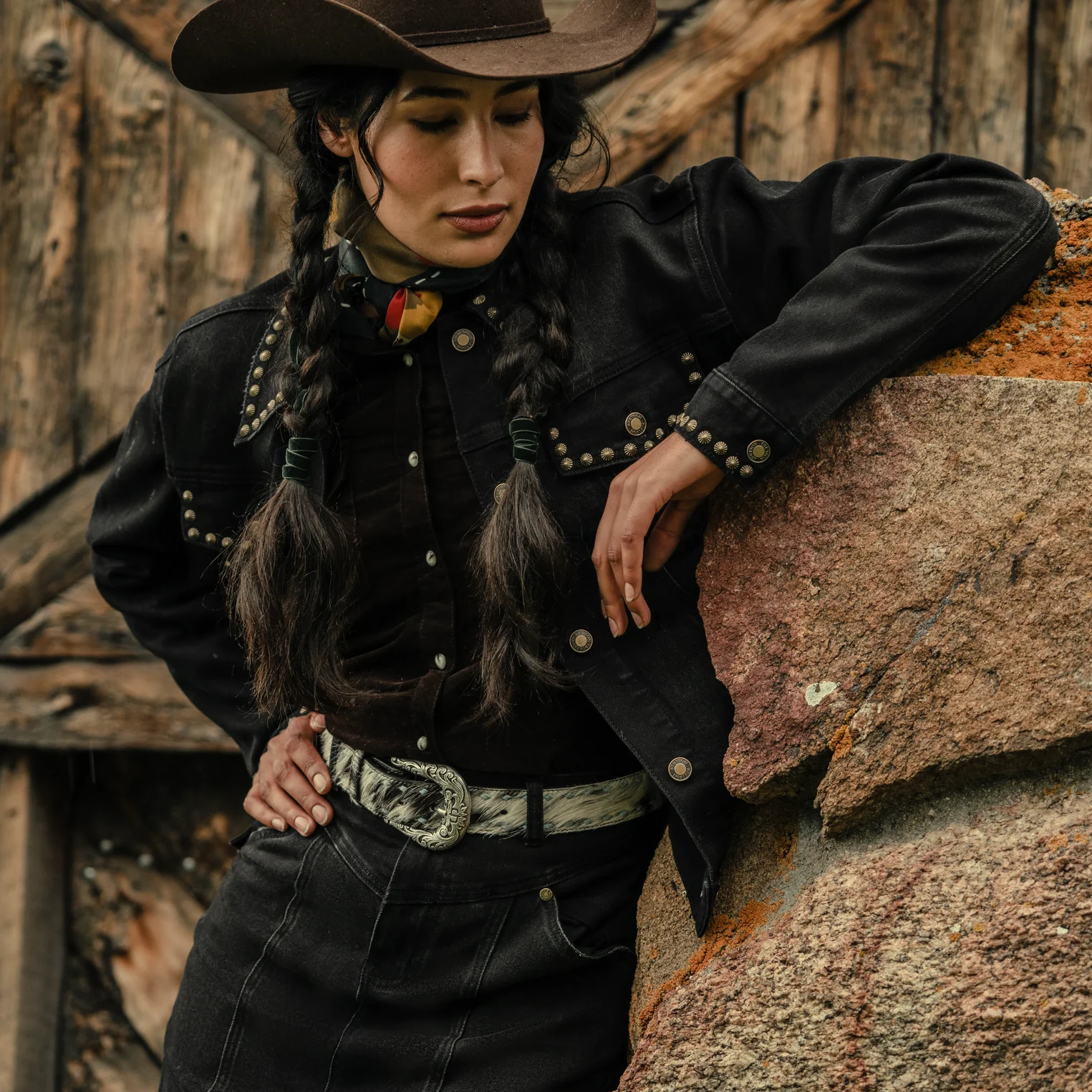 Studded Denim Jacket