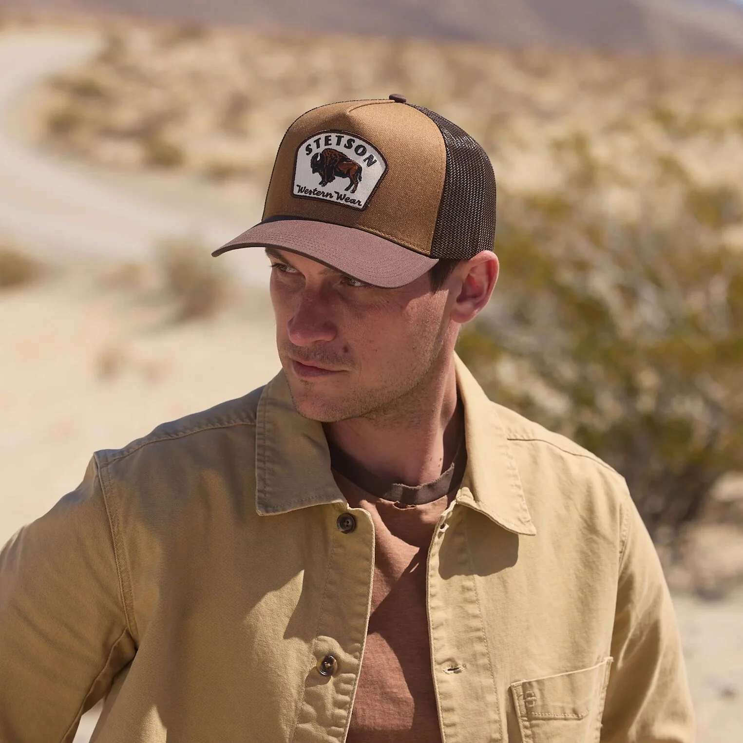 Bison Patch Trucker Hat