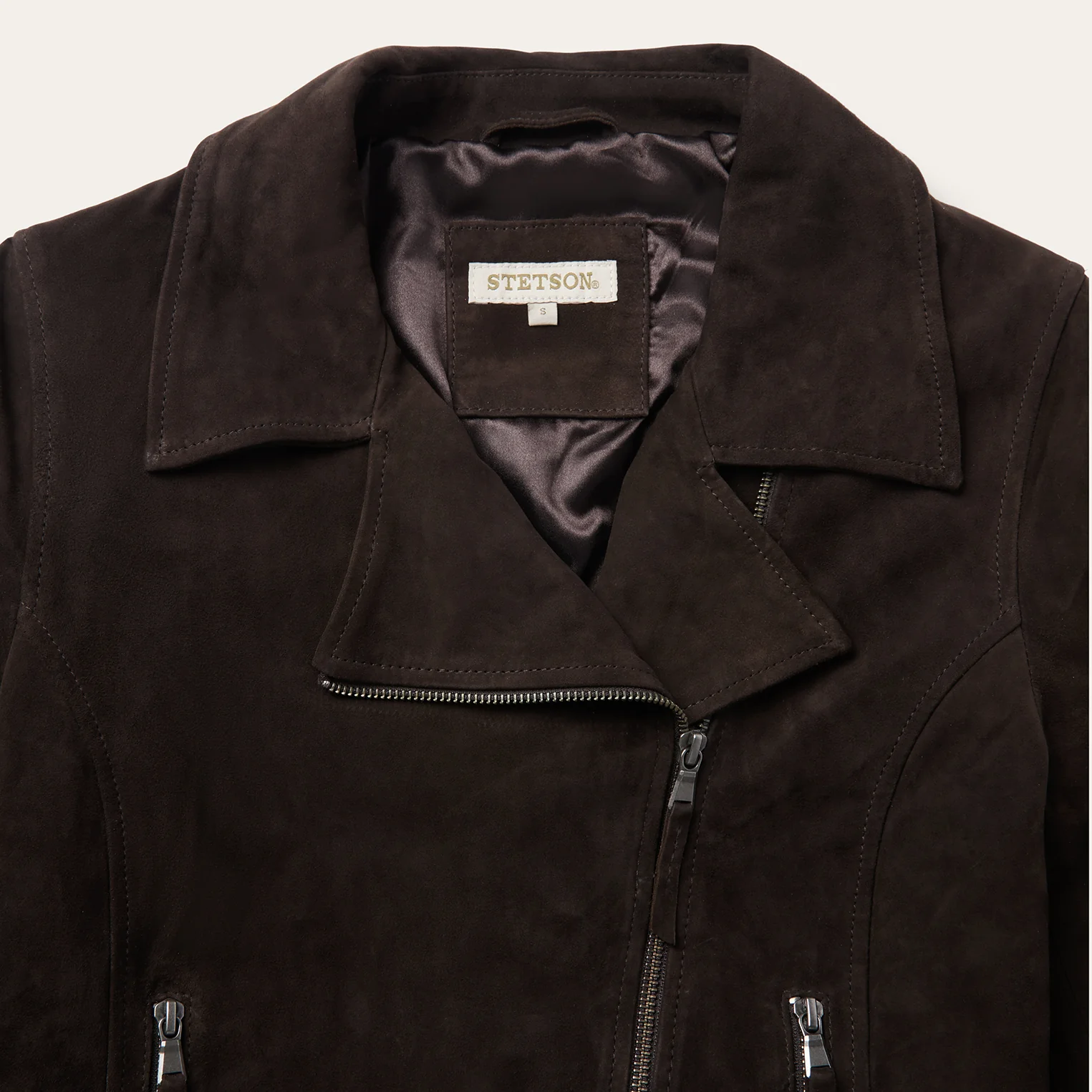 Suede Fringe Motorcycle Jacket