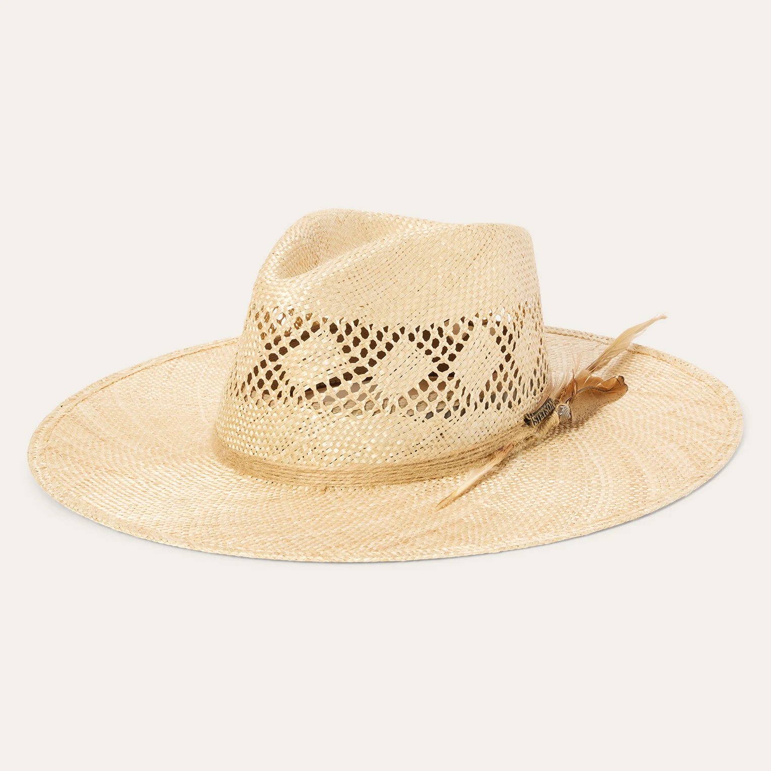 Chorus Straw Flat Brim Hat
