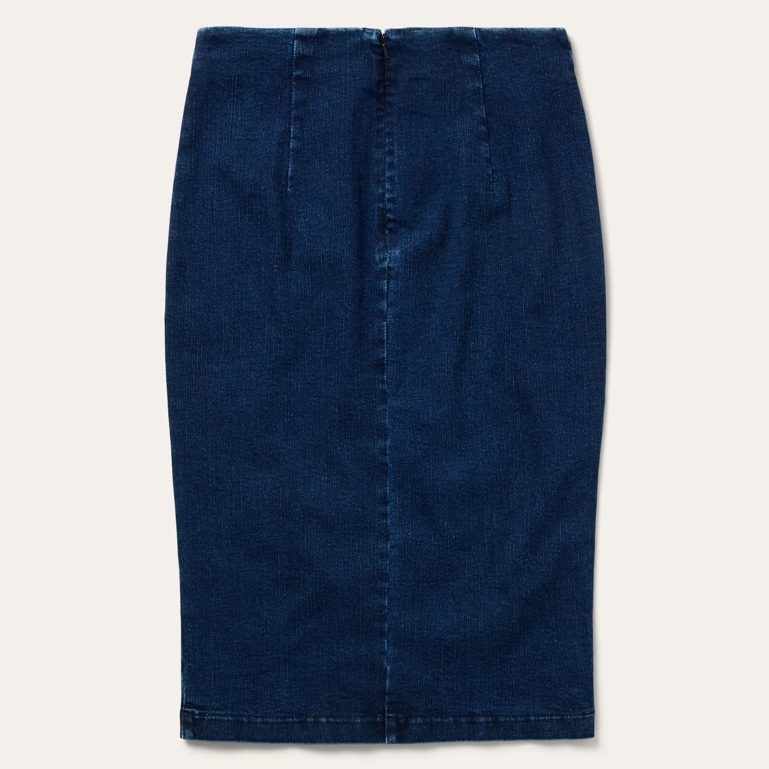 Stretch Denim Pencil Skirt
