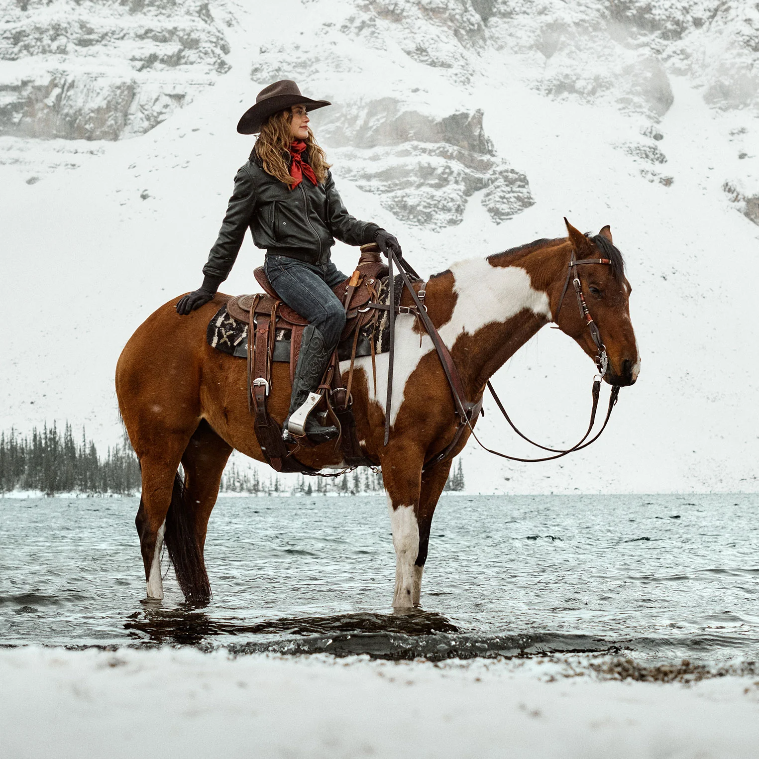 Leather Bomber Jacket