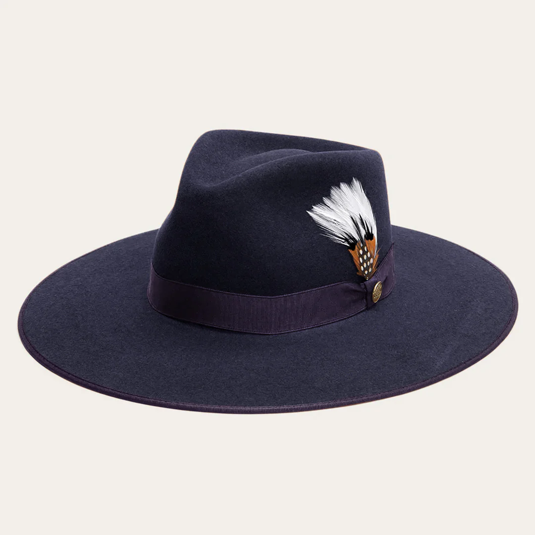 Midtown Wide Flat Brim Hat