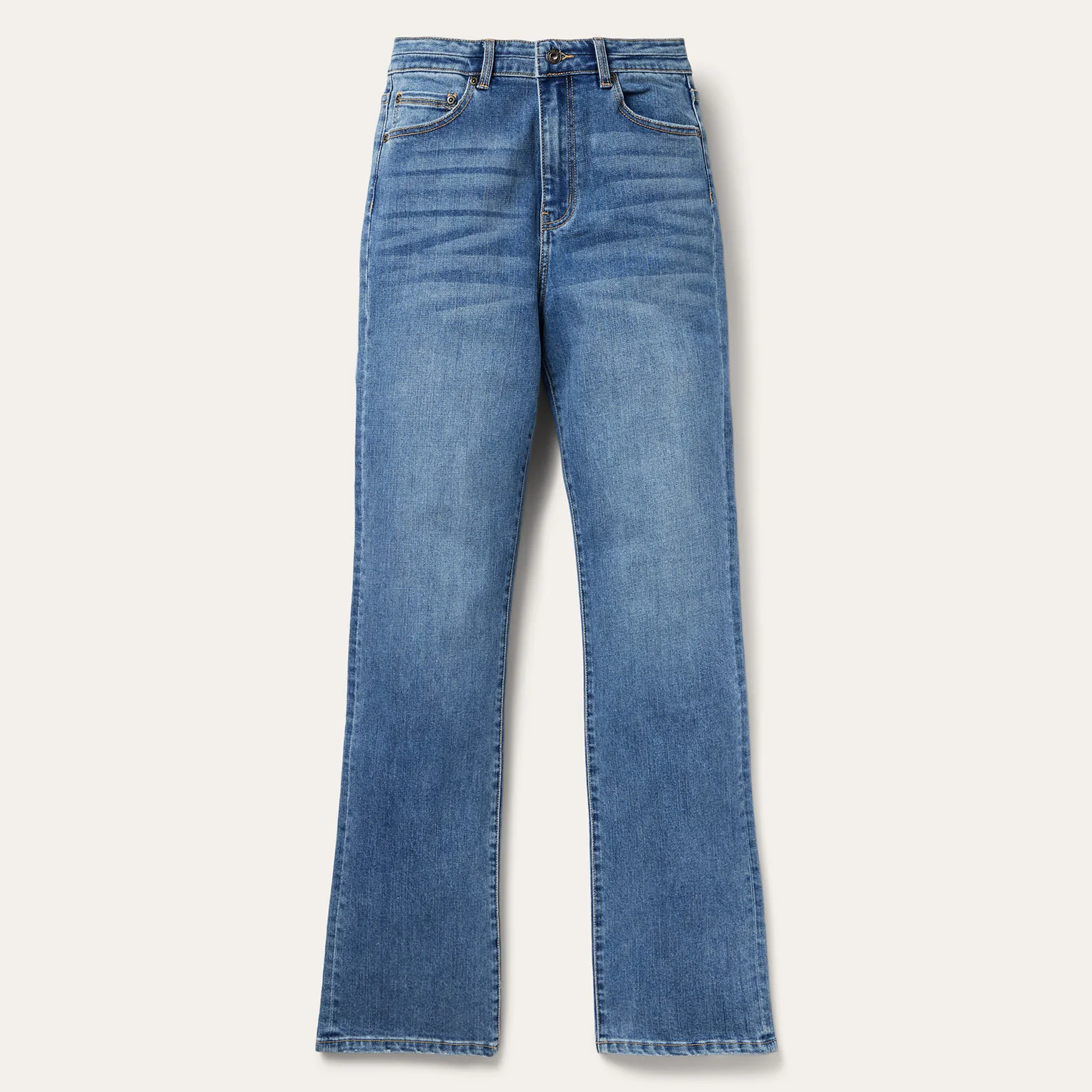 915 High Rise Straight Fit Jeans