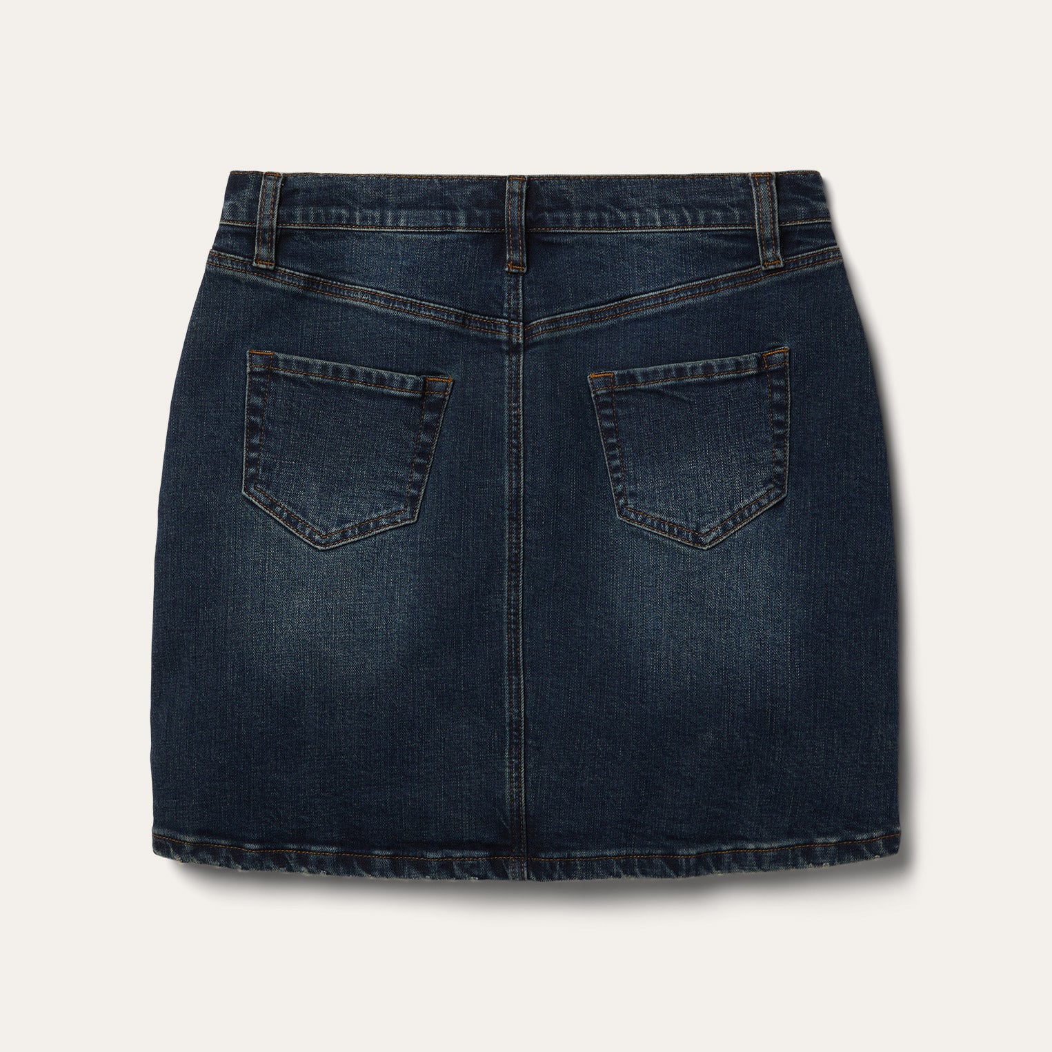Stretch Denim 5-Pocket Skirt