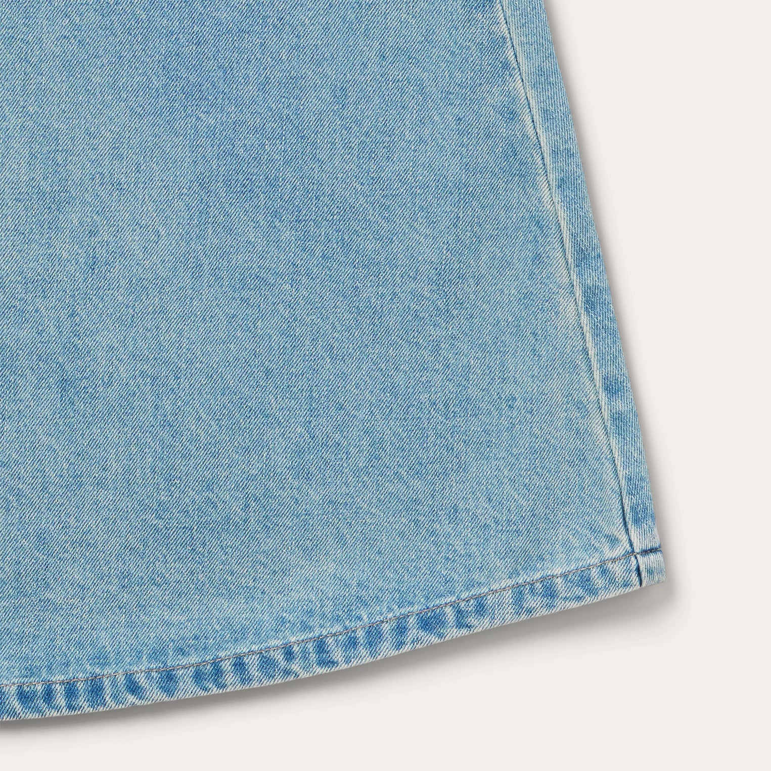 Light Wash Denim Skirt