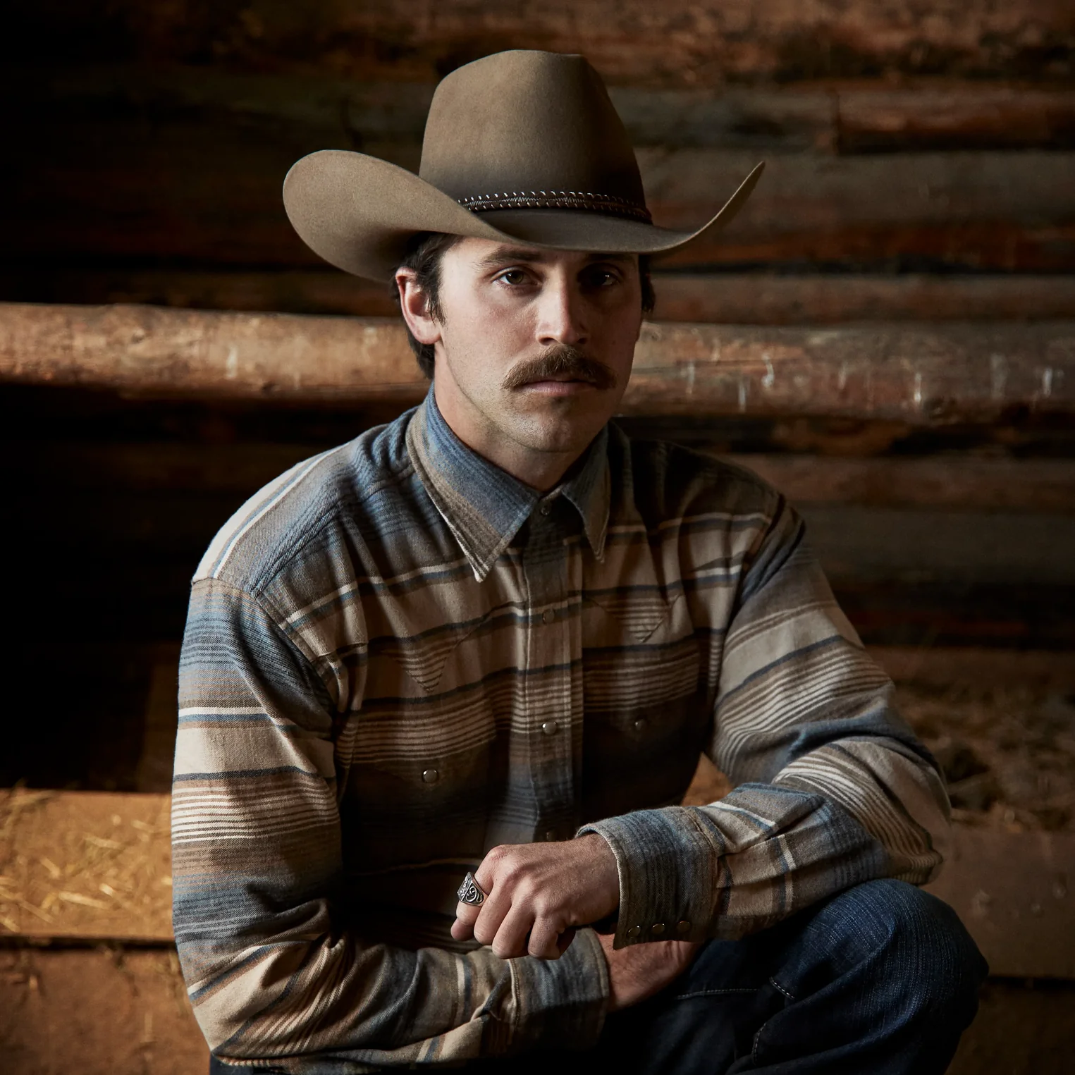 Acoustic 6X Cowboy Hat - Pinch Front Crown