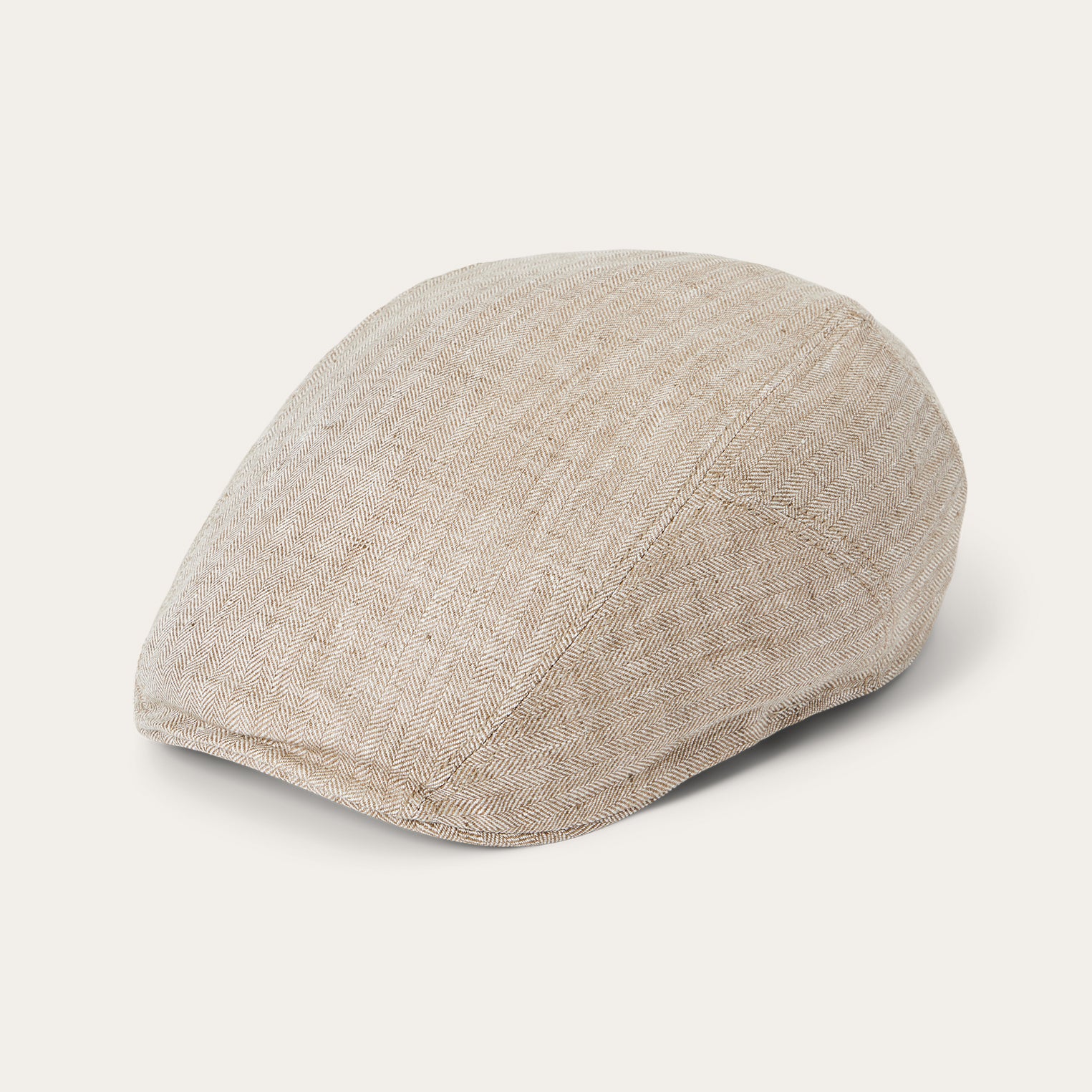 Herringbone Linen Ivy Cap