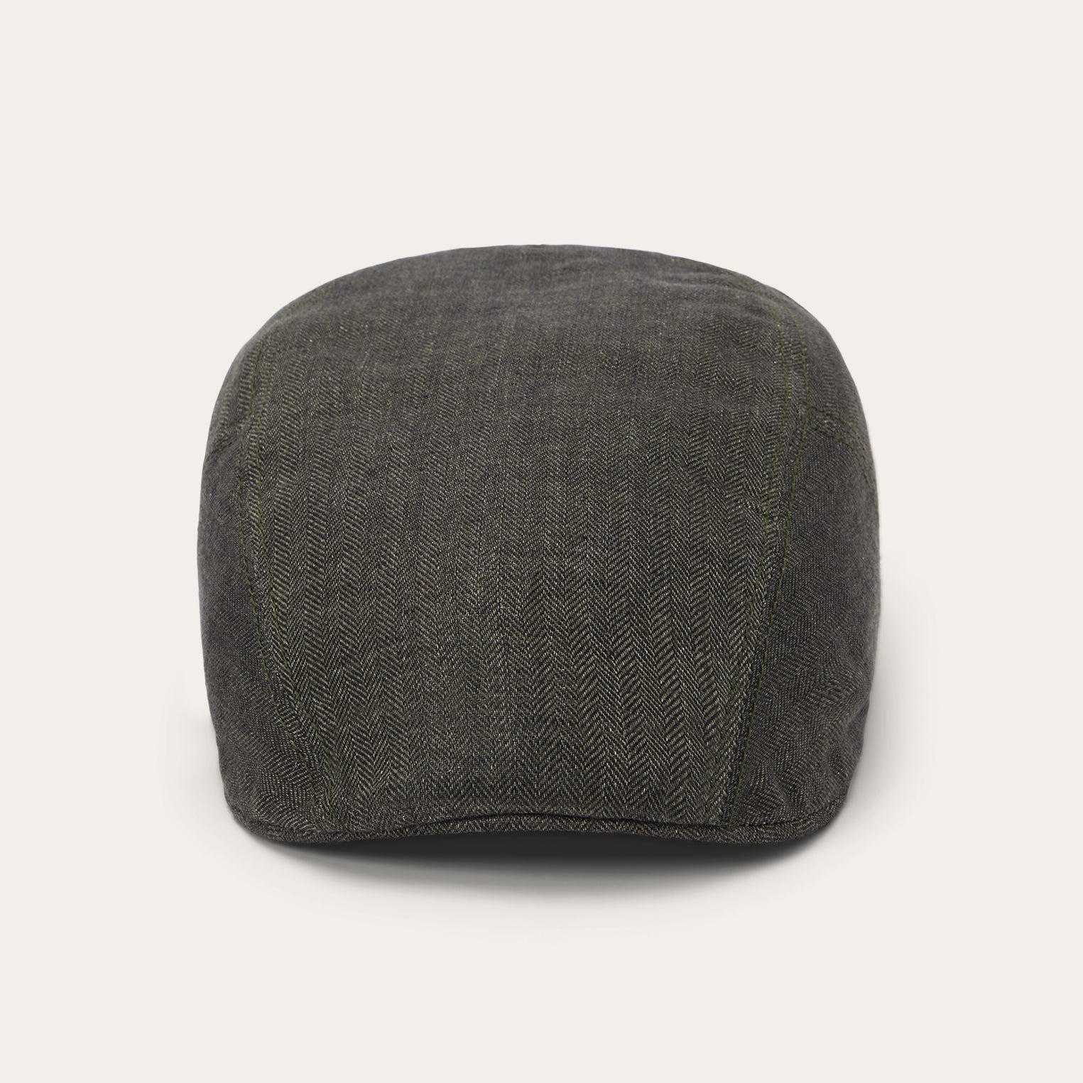 Herringbone Linen Ivy Cap