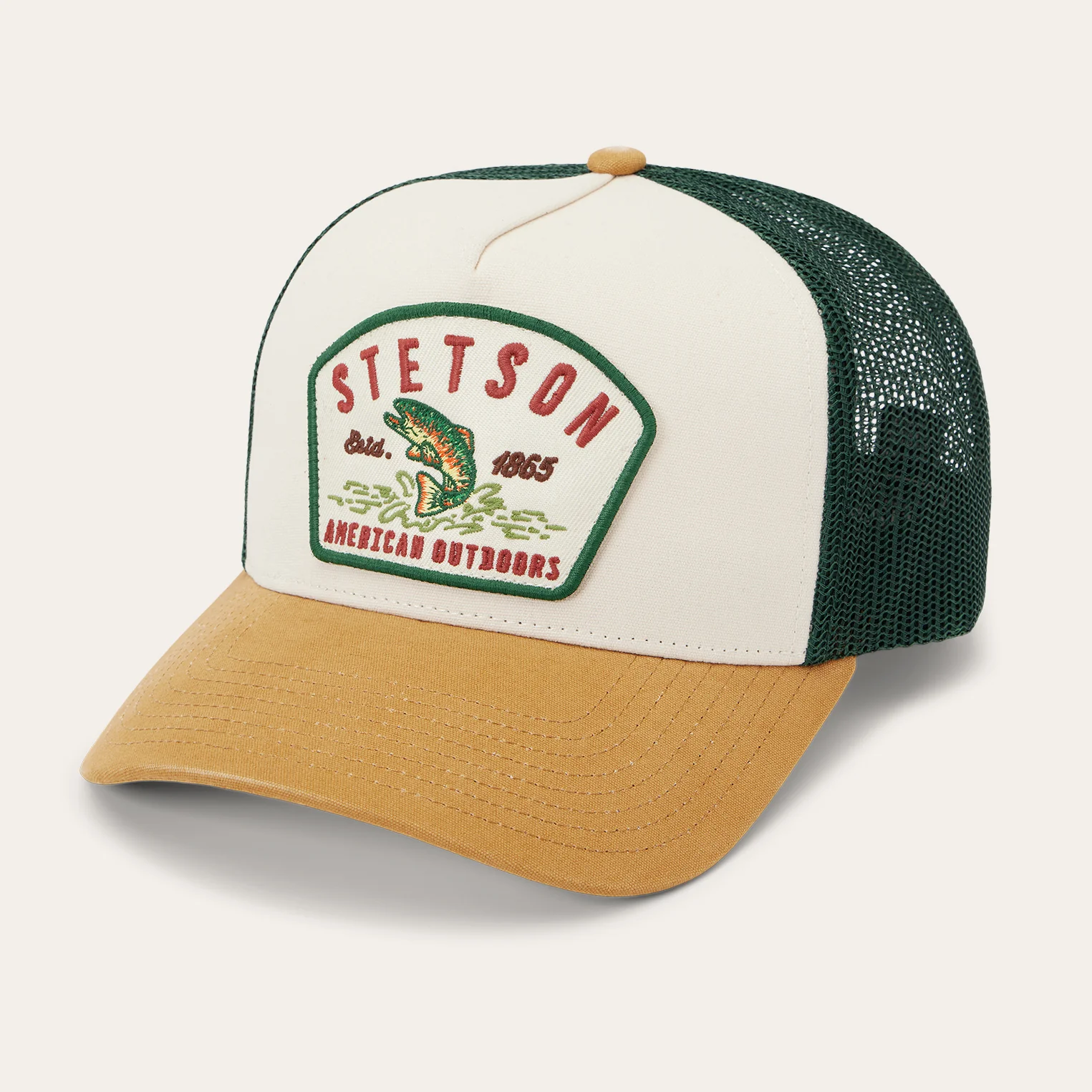 Fishing Patch Trucker Cap
