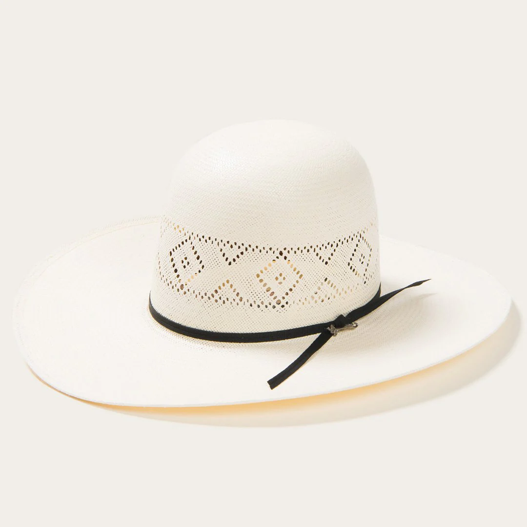 Saddleman 20X Open Crown Straw Cowboy Hat