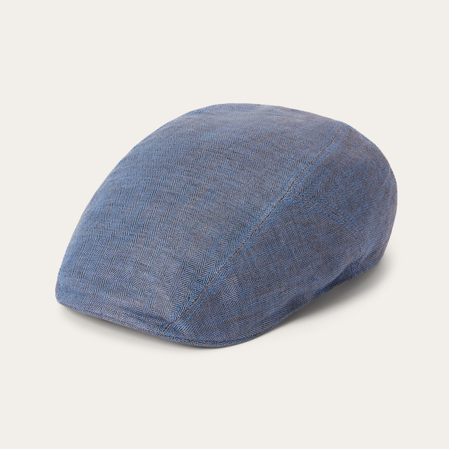 Herringbone Linen Ivy Cap