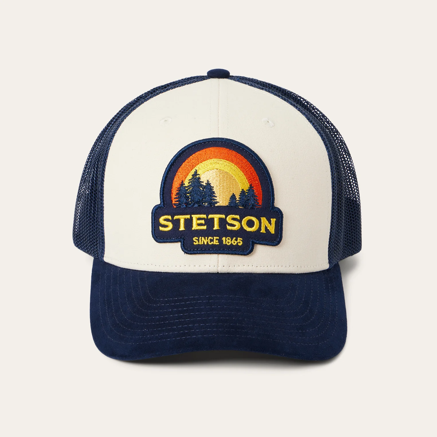 Cream Sunset Trucker Cap