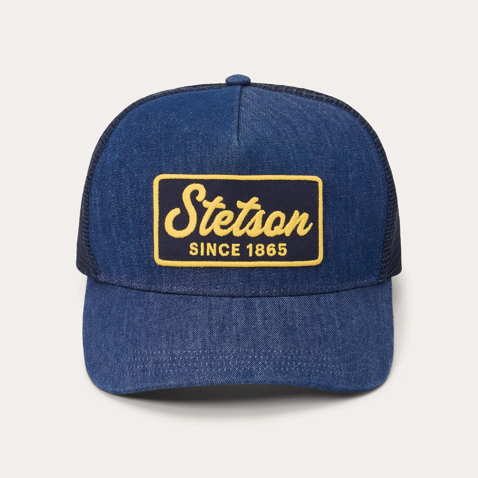 Dark Denim 1865 Patch Trucker Cap