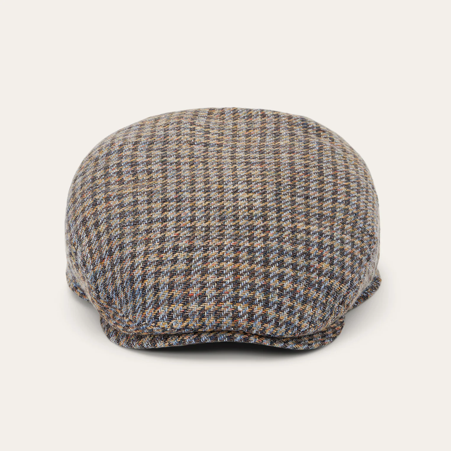 Linen/Cotton Houndstooth Driver Cap