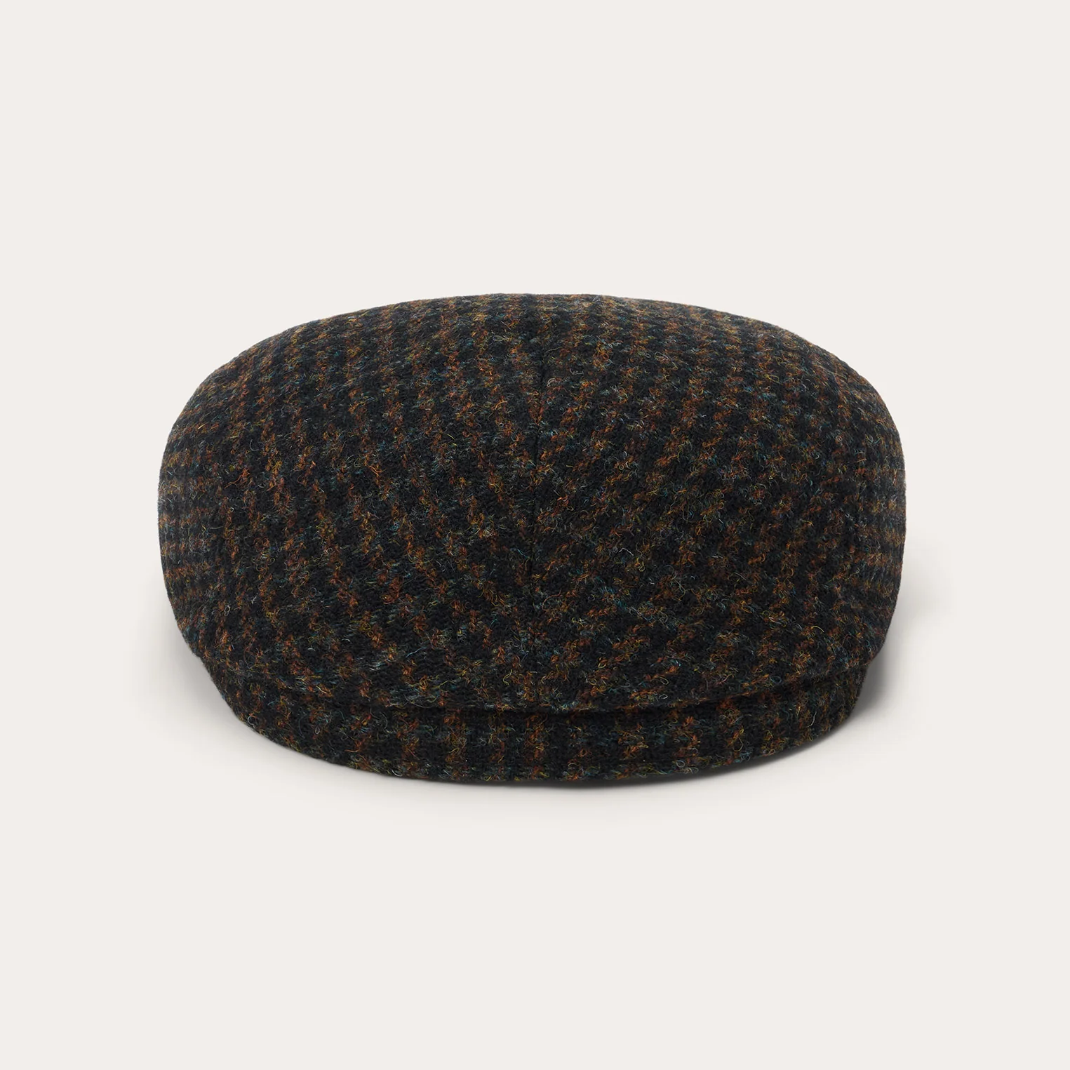 Harris Tweed Houndstooth Driver Cap