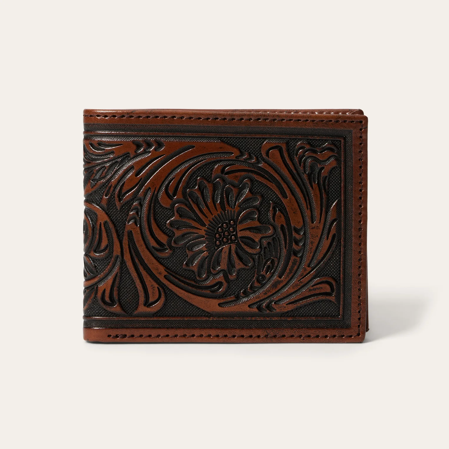 Tooled Bi-Fold Wallet