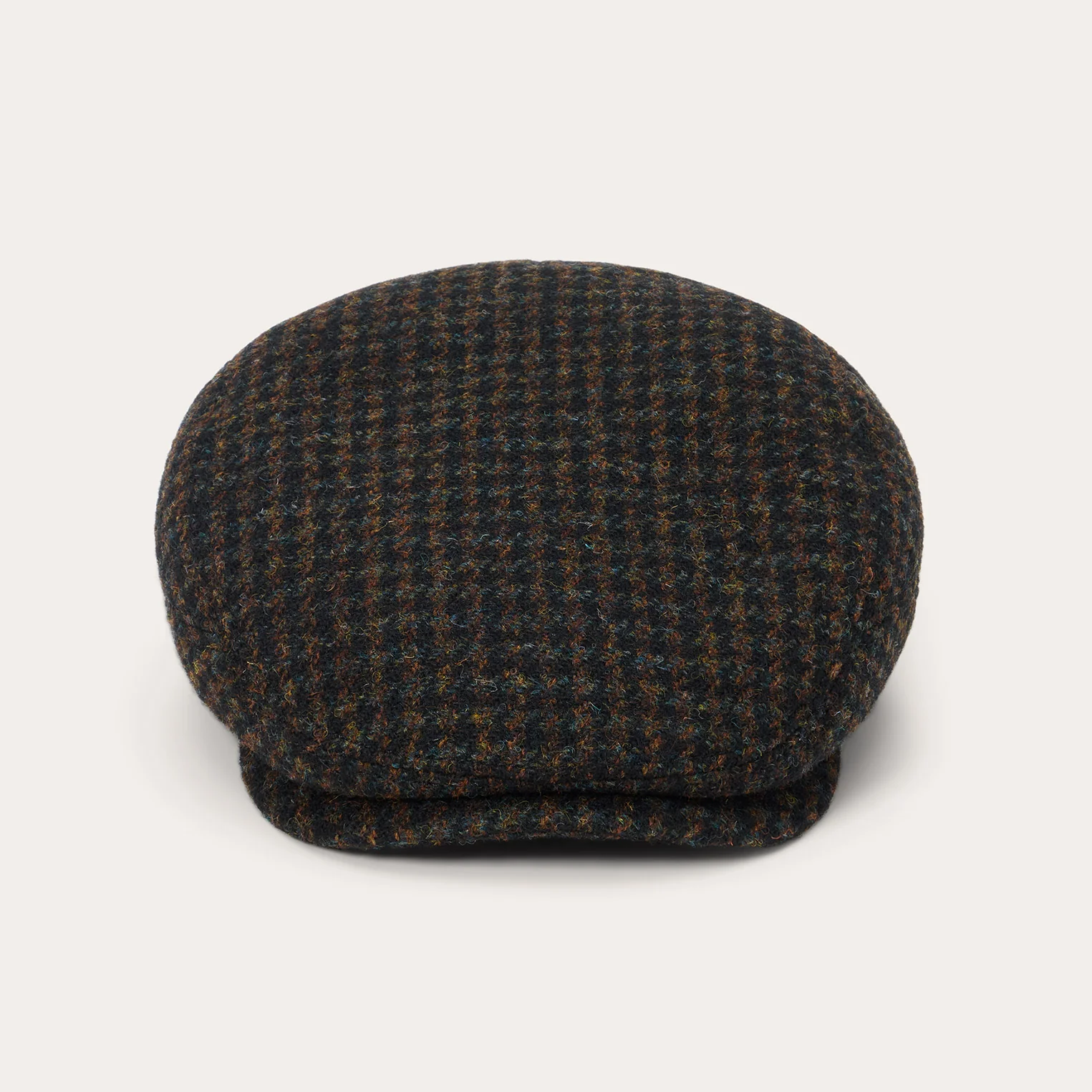 Harris Tweed Houndstooth Driver Cap