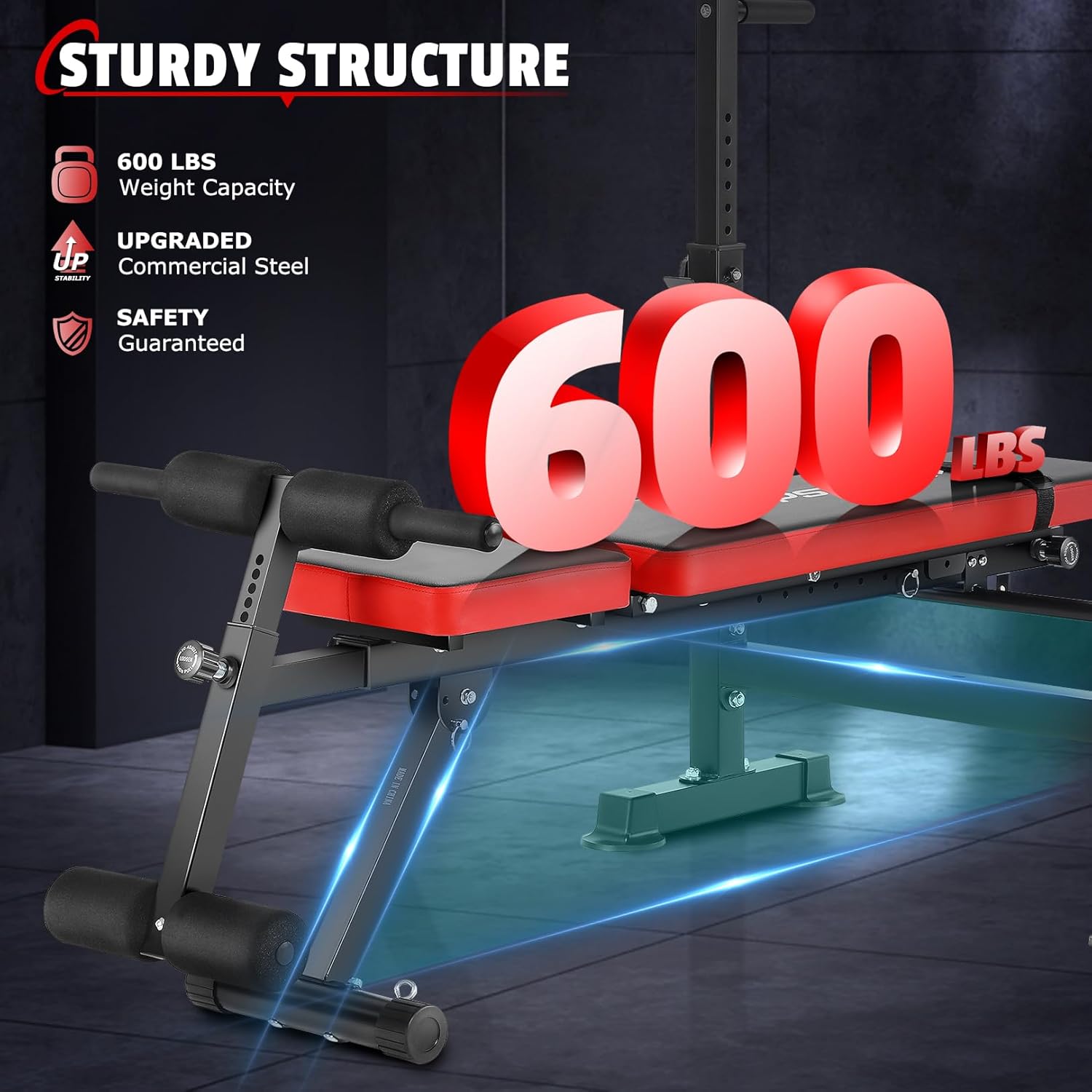 OPPSDECOR Adjustable Weight Bench