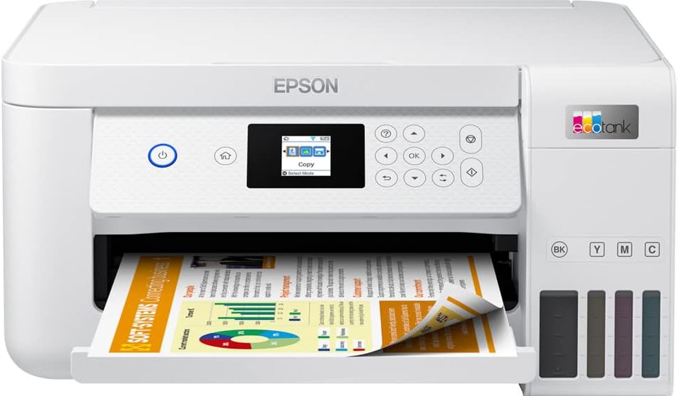 Epson EcoTank ET-2870: An A4 All-in-One Wi-Fi printer that comes with enough ink for up to 3 years.