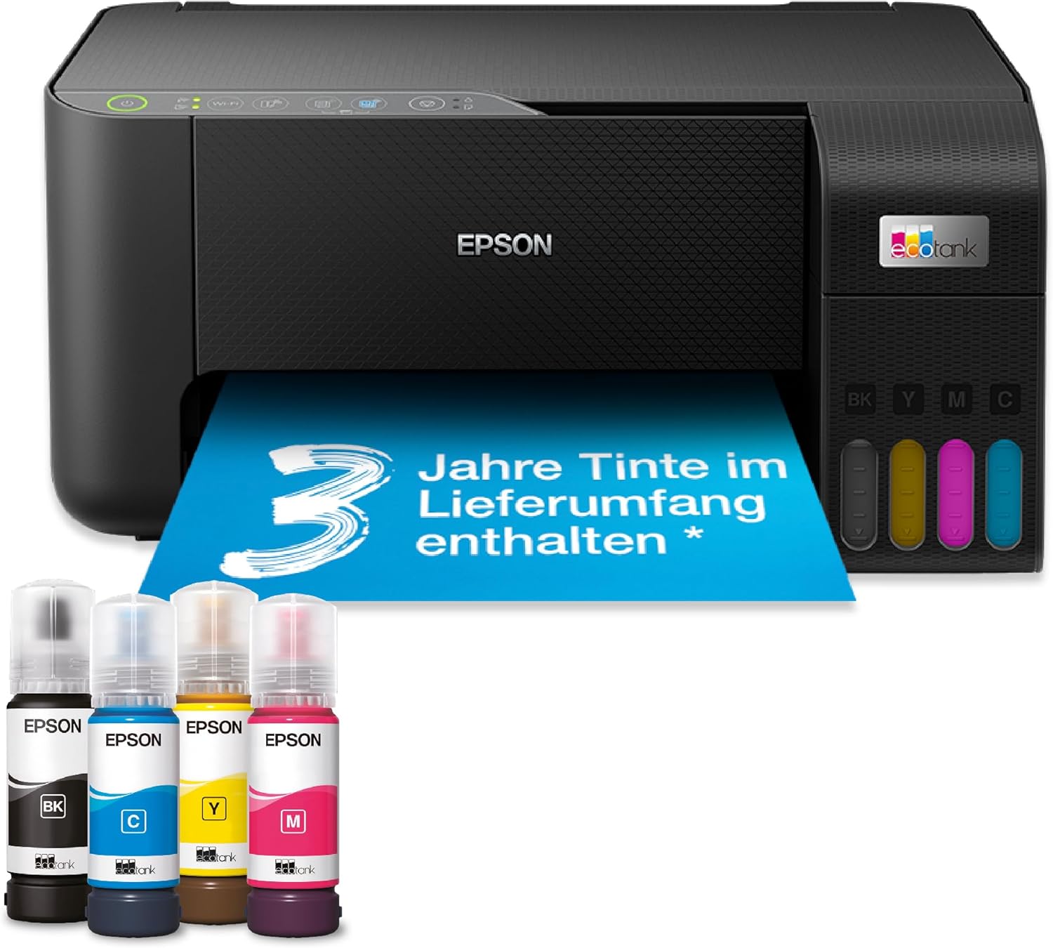 Epson EcoTank ET-2870: An A4 All-in-One Wi-Fi printer that comes with enough ink for up to 3 years.