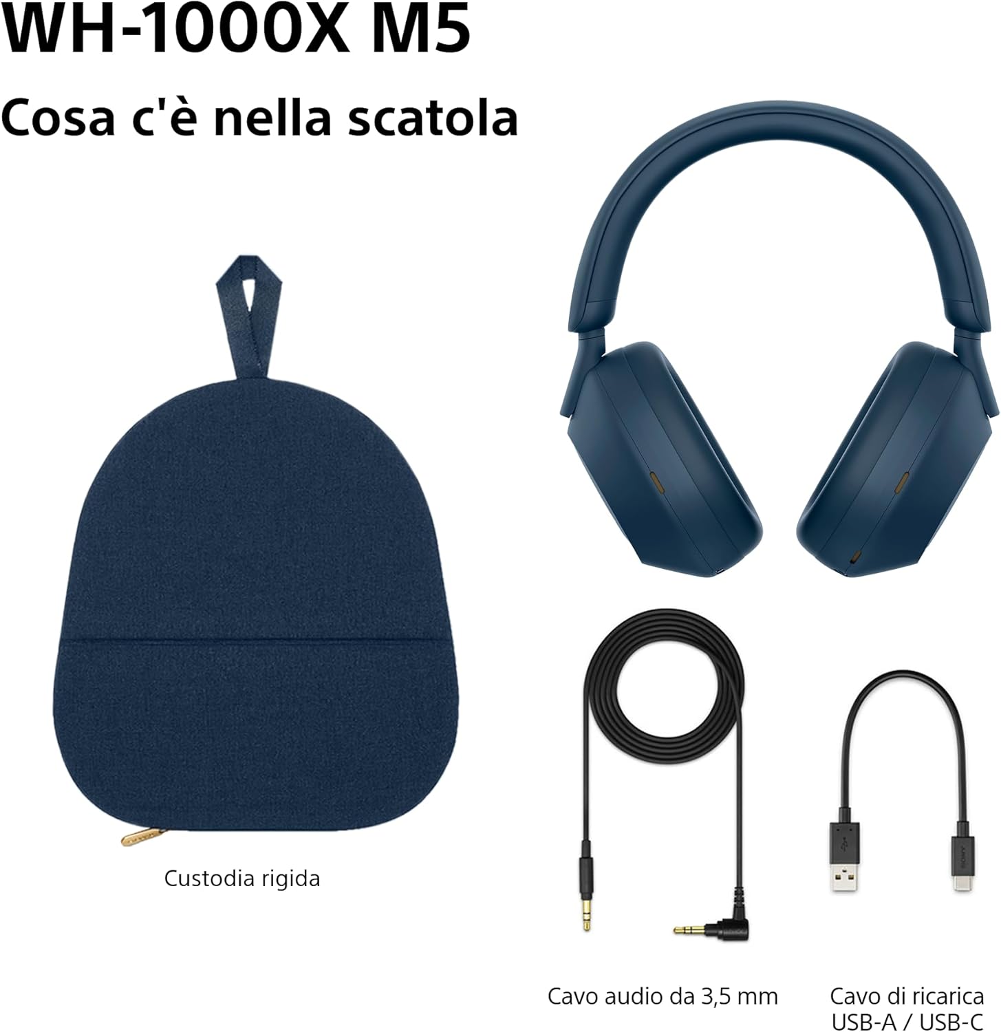 Sony WH-1000XM5 Premium Wireless Noise-Canceling Headphones | 30-Hour Battery | Multi-Point Connectivity | Fast Charging | Voice Assistant Compatible