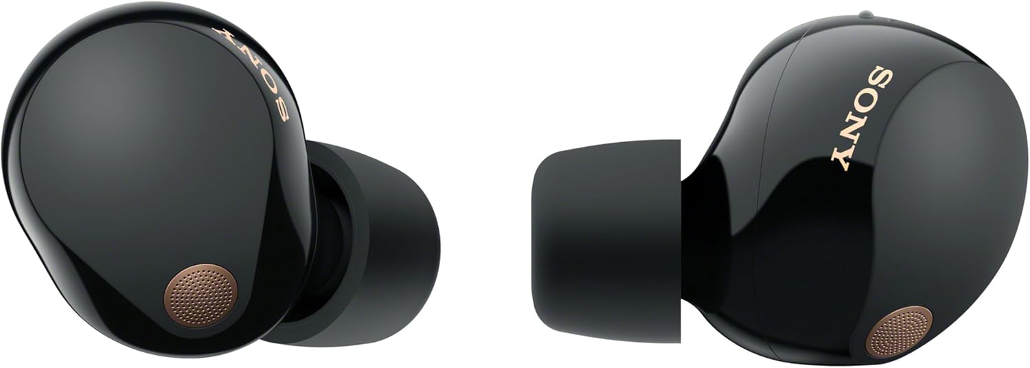 Sony WF-1000XM5 Noise Cancelling Earbuds - Industry-Leading Sound, 24H Battery & Fast Charge, Compact Design, Black