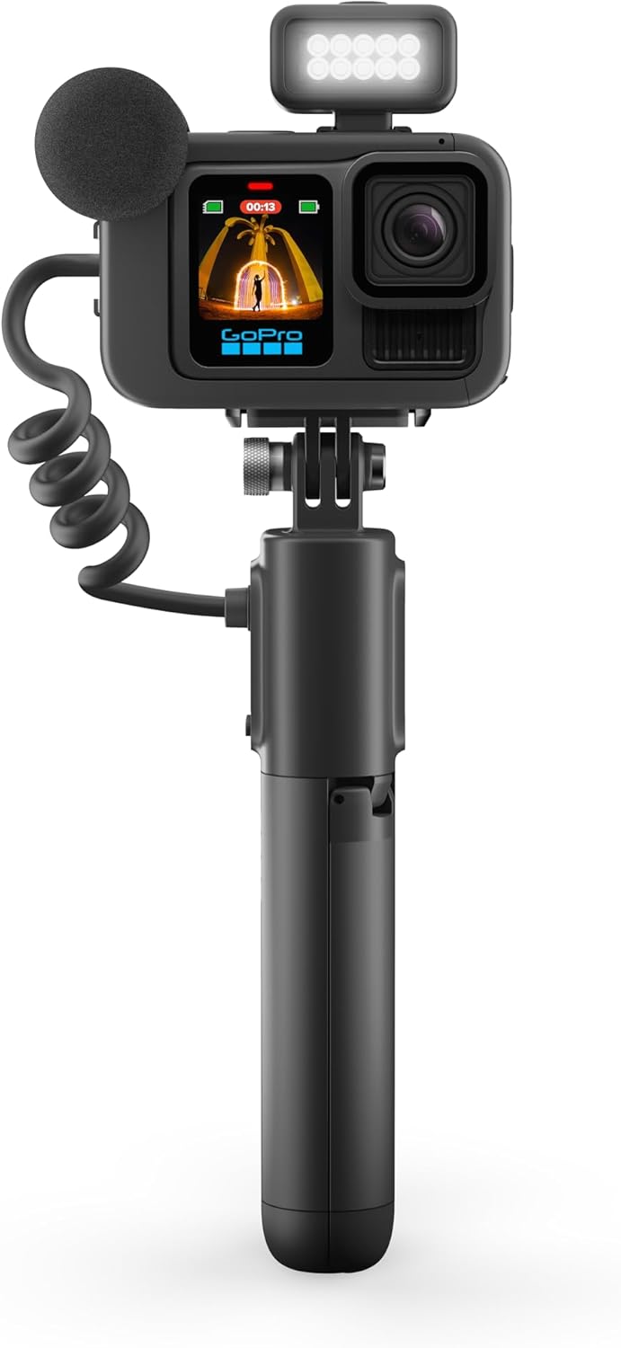 GoPro HERO13 Black - Waterproof Action Camera with 5.3K60 Video, 27MP Photo + Compatability with HB-Series Lenses